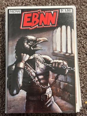 EBNN Comic Book Issue 3 Jun Single Issue Crow Cover Art Bagged Good Collectible - Image 1