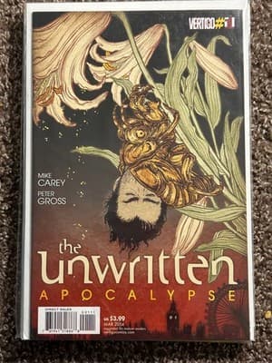 Vertigo The Unwritten Apocalypse #1 2014 Mike Carey Peter Gross Comic Bagged - Image 1