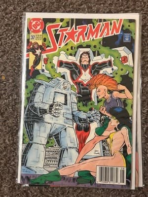 DC Starman #37 Comic Book 1991 Aug Single Issue Collectible VF/NM - Image 1