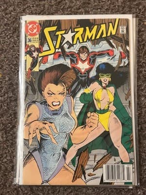 DC Starman #36 Comic Book Jul 1991 Superhero Bagged Boarded Very Good 1990s - Image 1