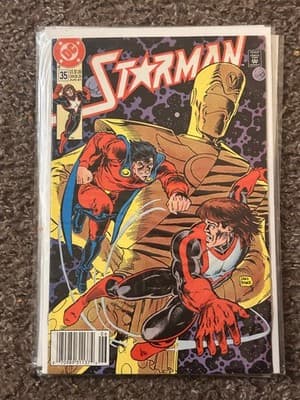 DC Starman #35 Jun 1991 Superhero Comic Book US 1.00 CAN 1.25 Bagged Protected - Image 1
