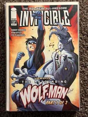Image Invincible #57 Comic Book Robert Kirkman Ryan Ottley Wolf-Man Part 1 of 2 - Image 1