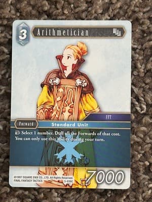 Square Enix Final Fantasy TCG Arithmetician 5-038C FFT Forward 7000 Card 1997 - Image 1