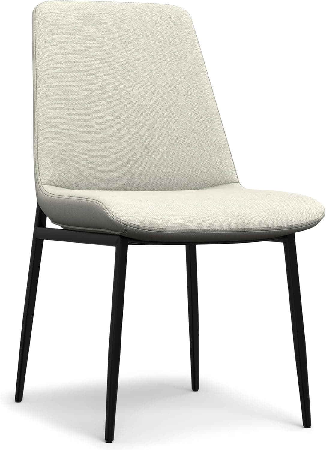 Savannah Dining Chair Set of 2 Natural Linen Look Fabric 55% OFF RETAIL FFW-905 - Thumbnail 5