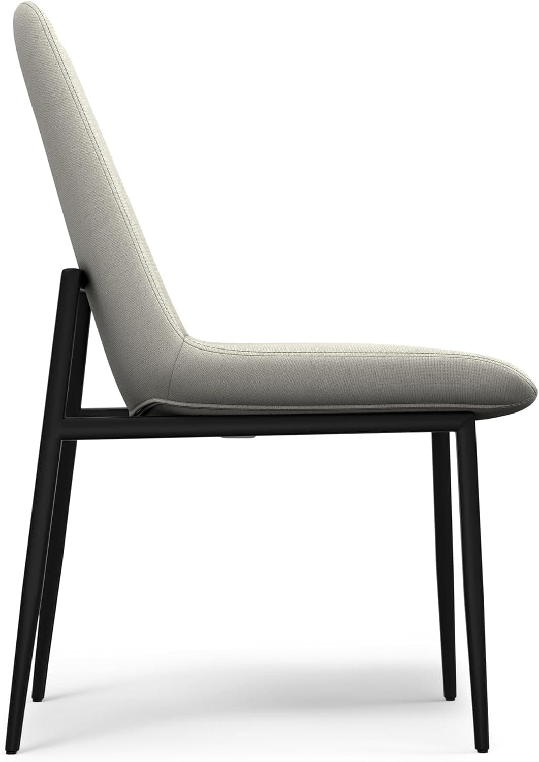 Savannah Dining Chair Set of 2 Natural Linen Look Fabric 55% OFF RETAIL FFW-905 - Thumbnail 3