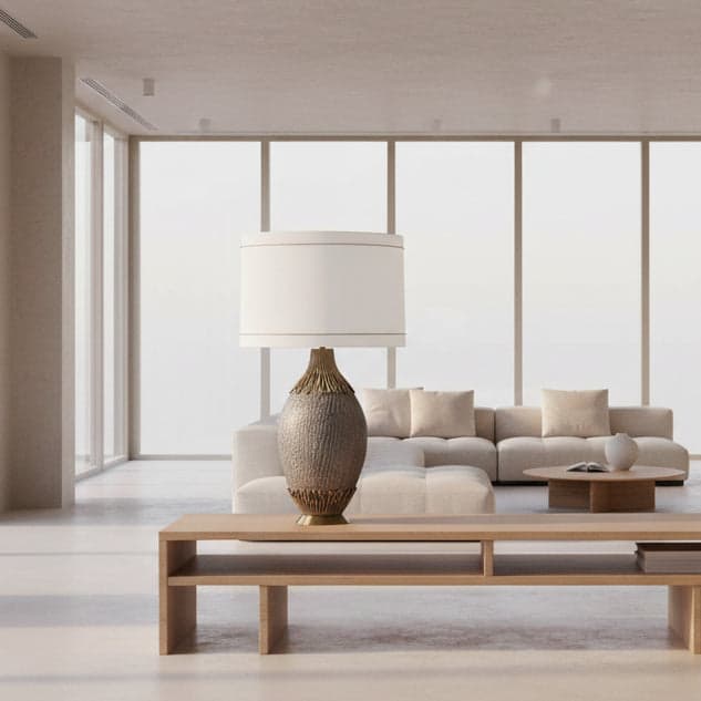 Arteriors Wilhelm Table Lamp – Designer Reactive Glass Lamp | 50% Off Retail-FFW 1327 - Thumbnail 2