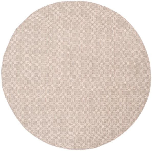 Safavieh Montauk Hand Woven Area Rug Ivory/Beige 6' X 6' Round FFE-1378 - Image 1
