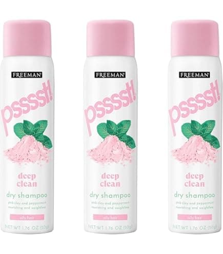 Freeman Psssst Dry Shampoo Deep Clean Oily Hair 1.76 Oz NEW - Thumbnail 5