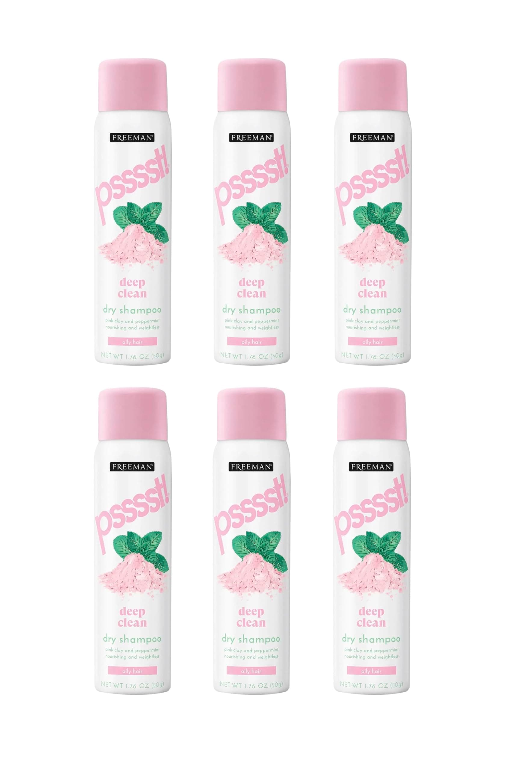 Freeman Psssst Dry Shampoo Deep Clean Oily Hair 1.76 Oz NEW - Thumbnail 3