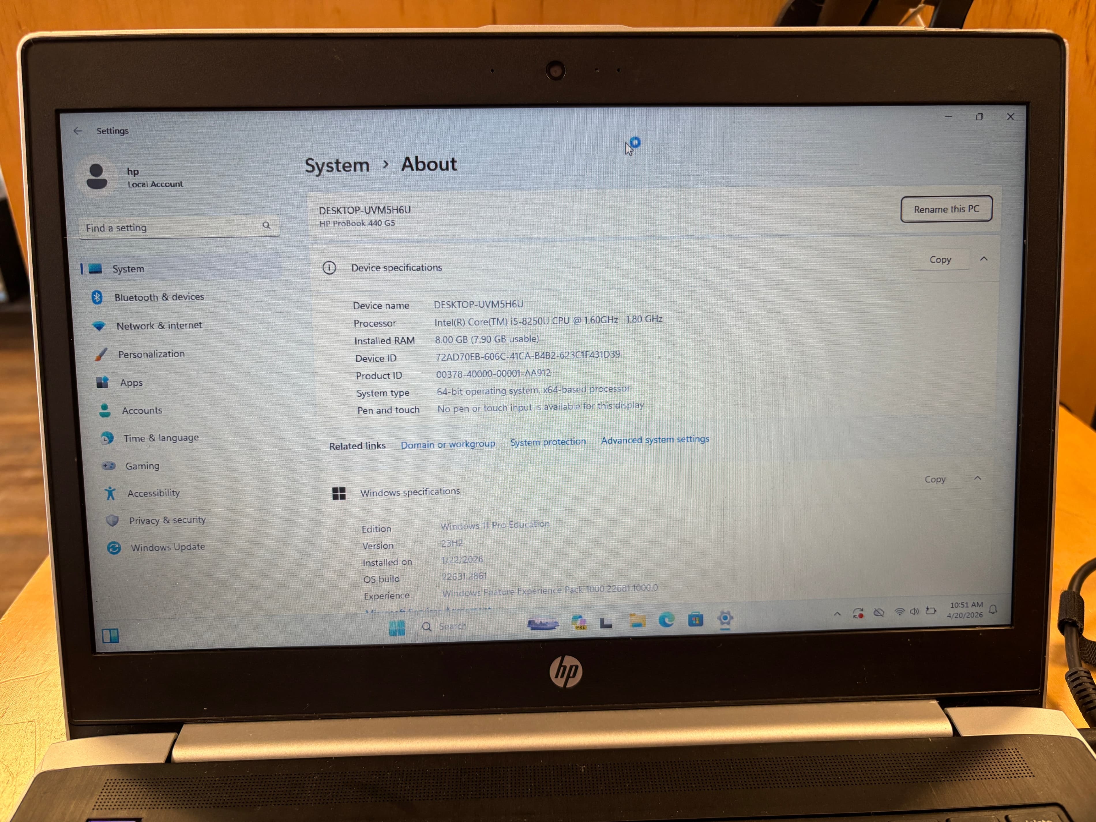 HP ProBook440 G5 - Thumbnail 3