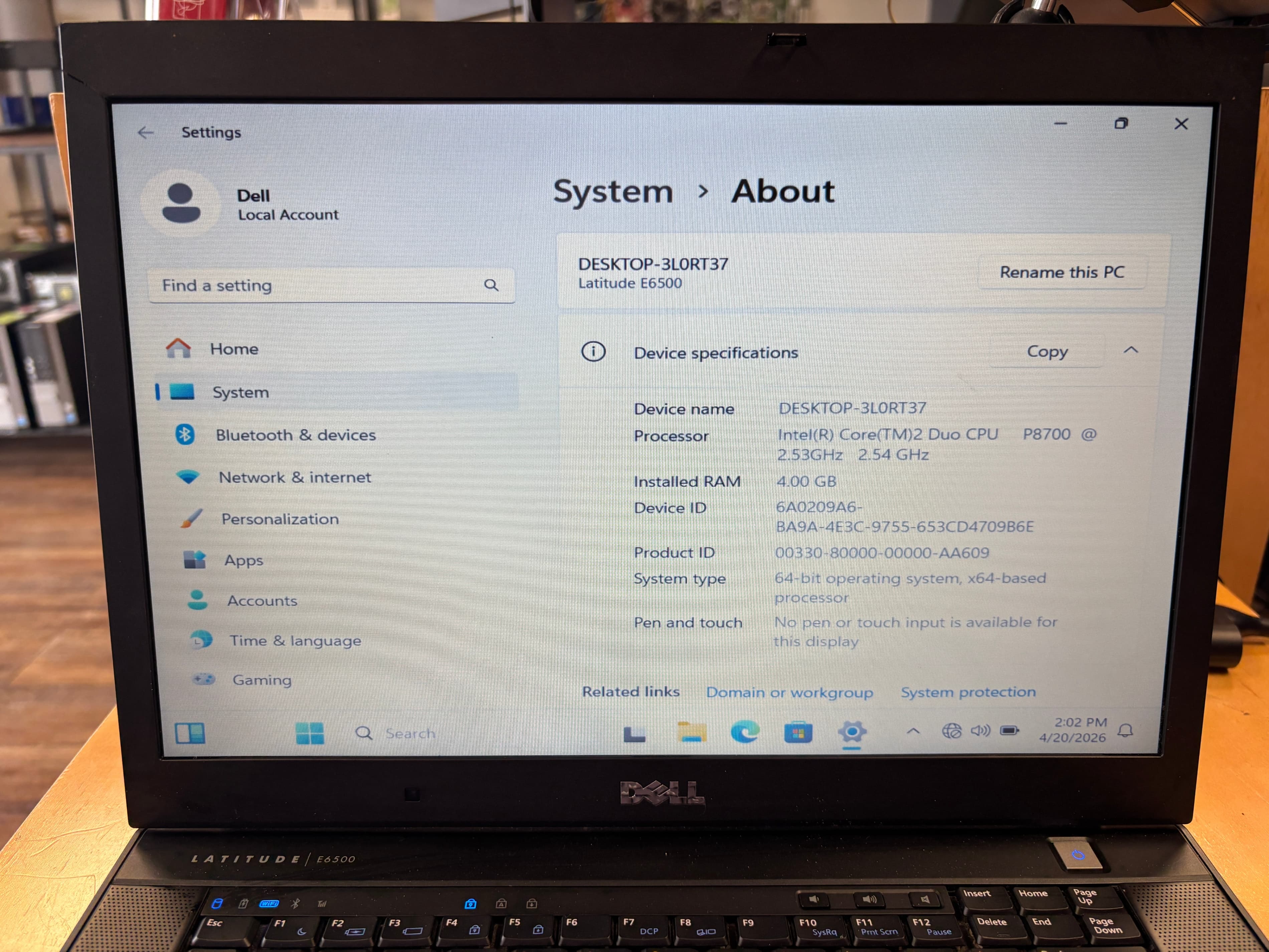 Dell Latitude E6500 - Thumbnail 2