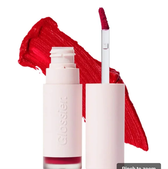 Glossier G Suit Soft Touch Matte Liquid Lip Crème Jet 0.2 Oz / 6 ML - Thumbnail 5