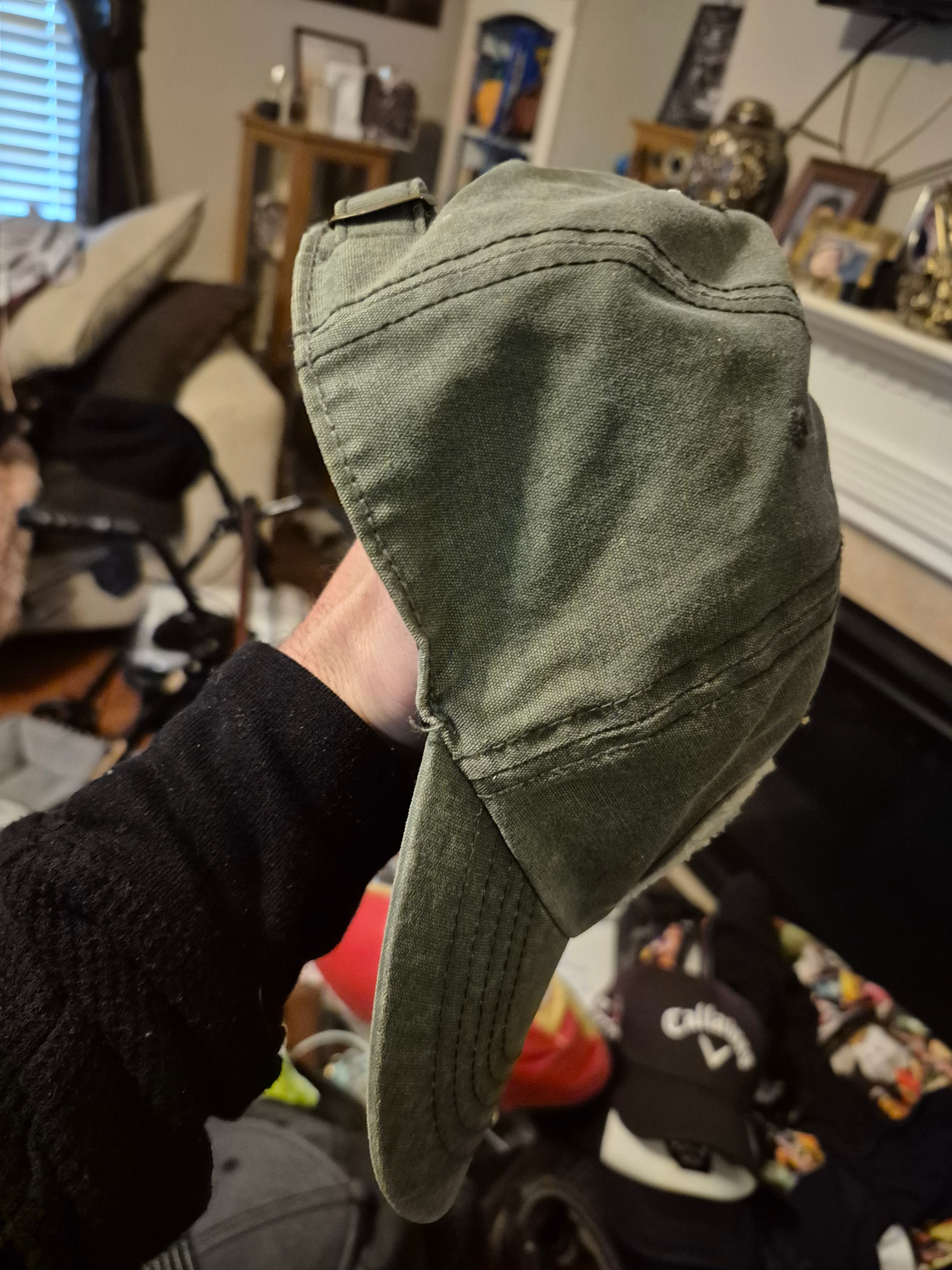 Green Bay Packers Vintage Cap with Distressed Logo - Thumbnail 3