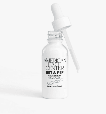 AMERICAN FACE CENTER Ret & Pep Face Serum 1 oz - Retinol & Peptide - Thumbnail 2