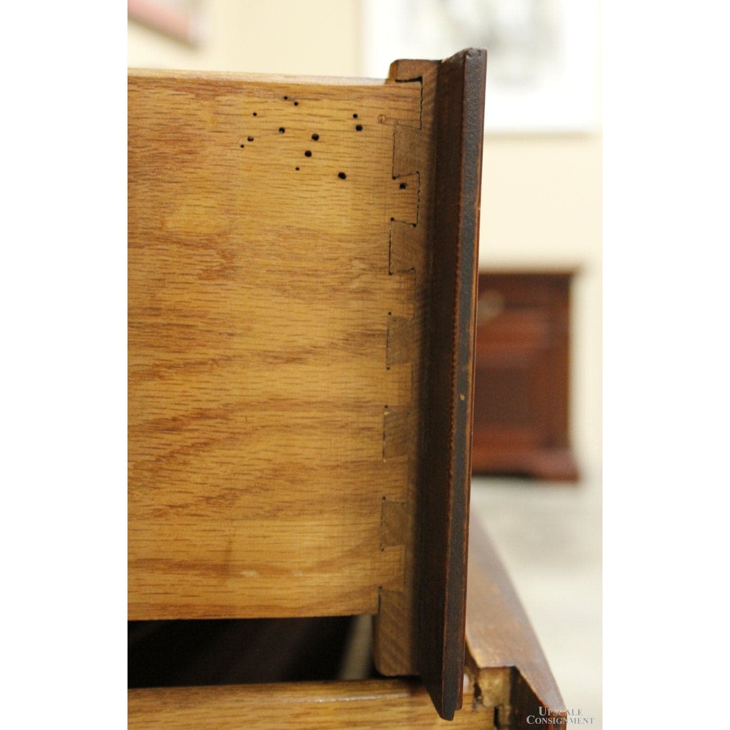 Kroehler Vintage 5 Drawer Mahogany Chest of Drawers - Thumbnail 7