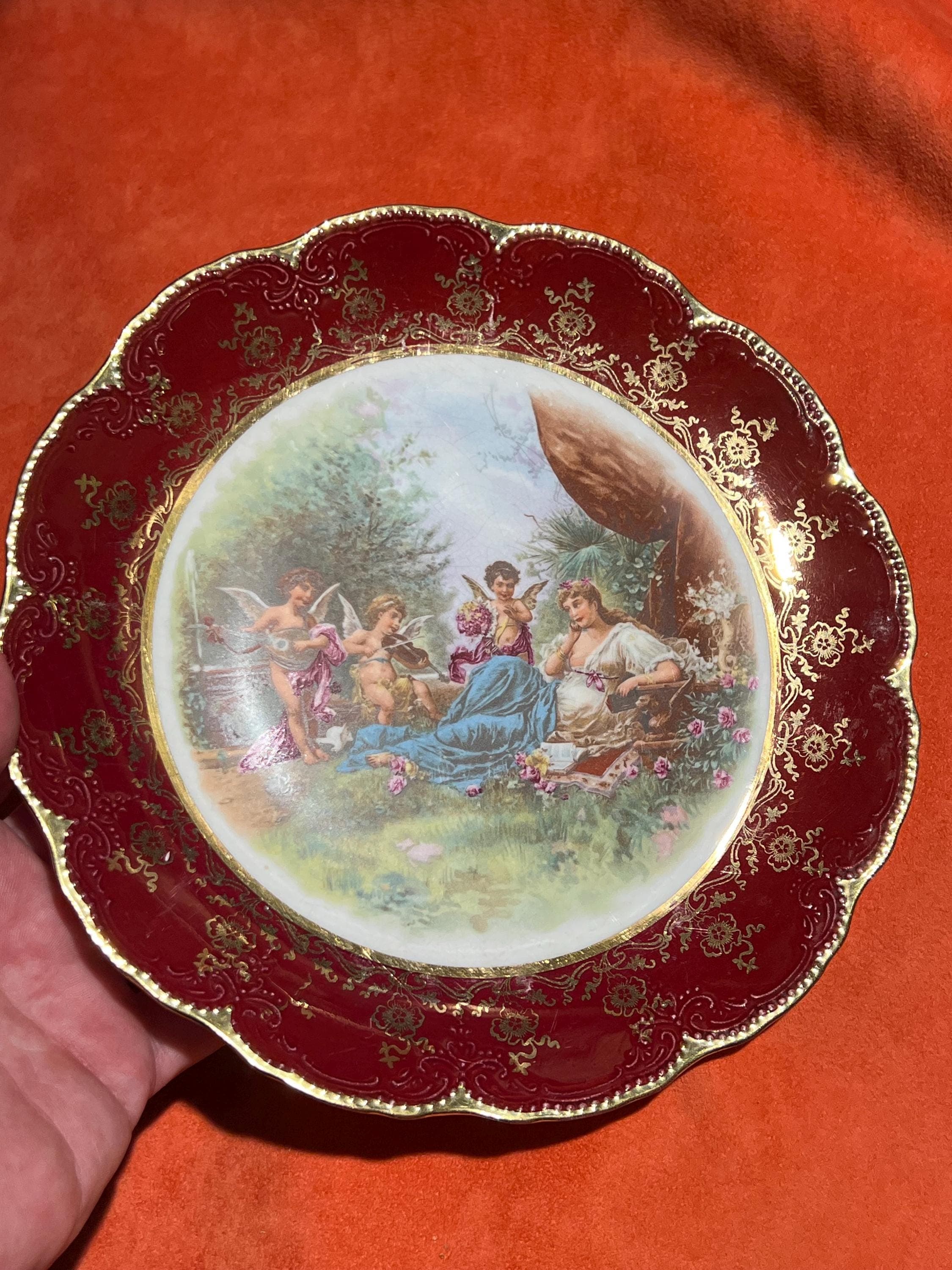 Antique Knowles Taylor & Knowles Souvenir Plate: Knights Templar Conclave - Image 1