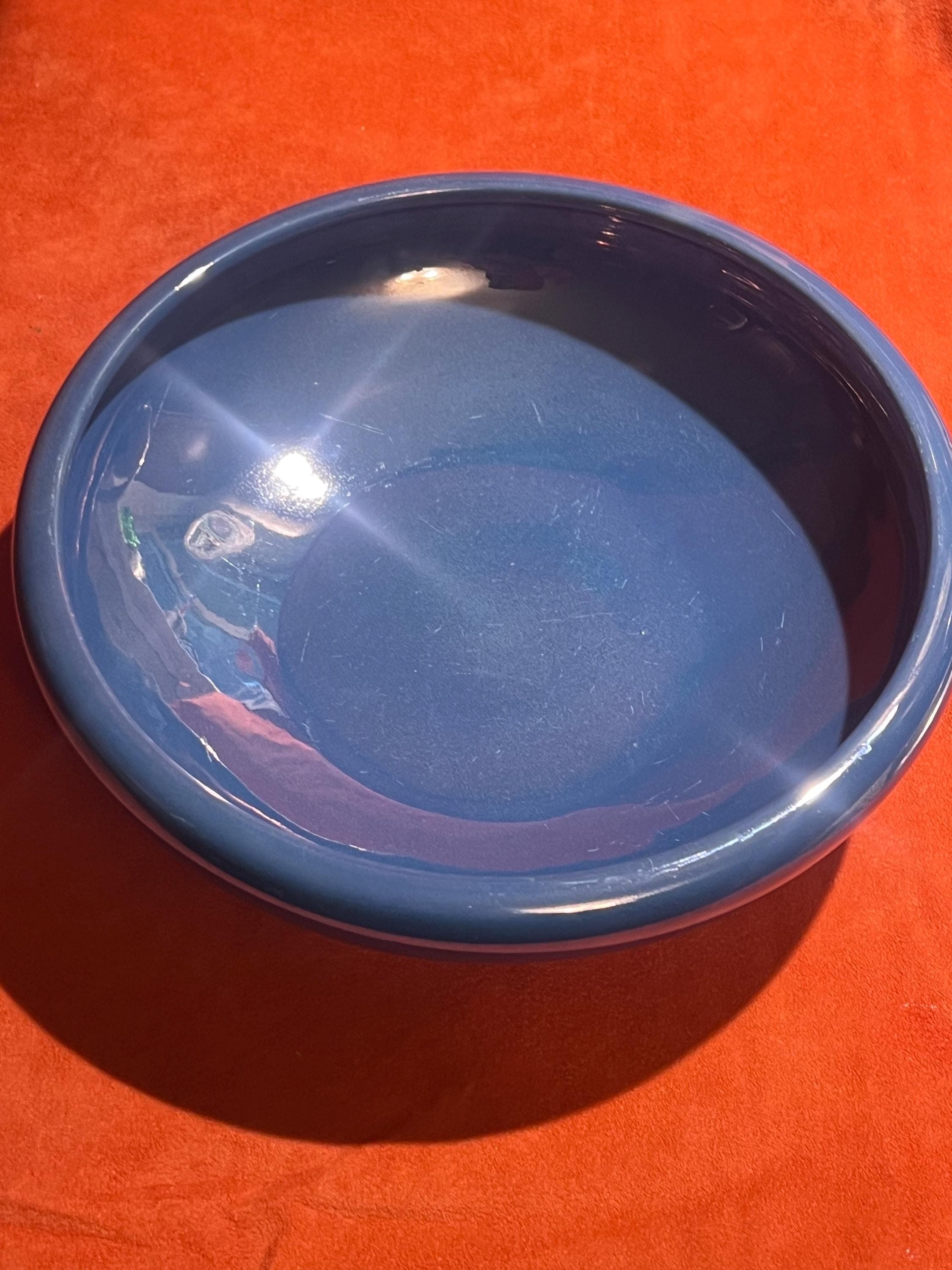 Cowan Pottery Blue iridescent bowl - Thumbnail 5