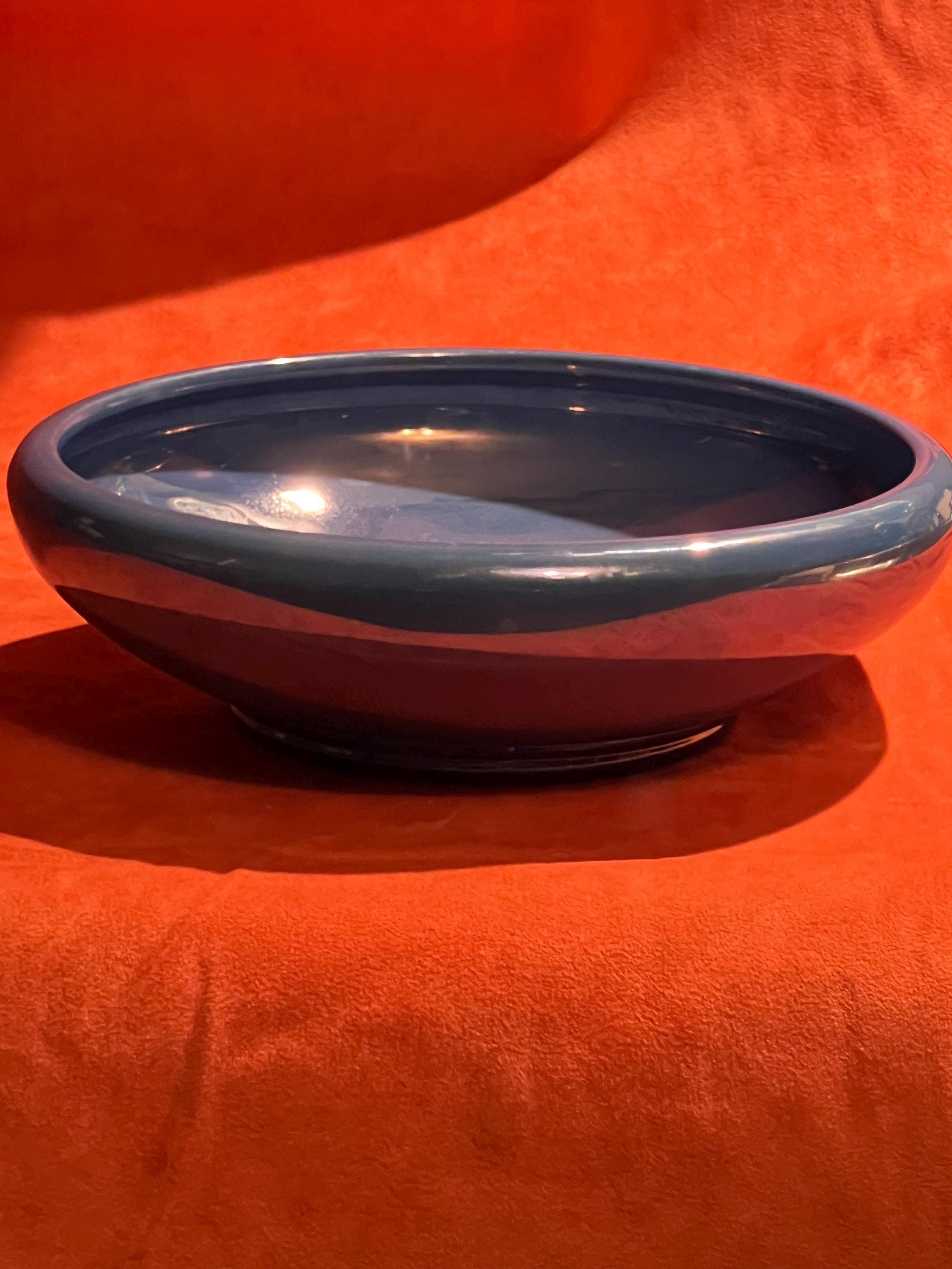 Cowan Pottery Blue iridescent bowl - Thumbnail 3