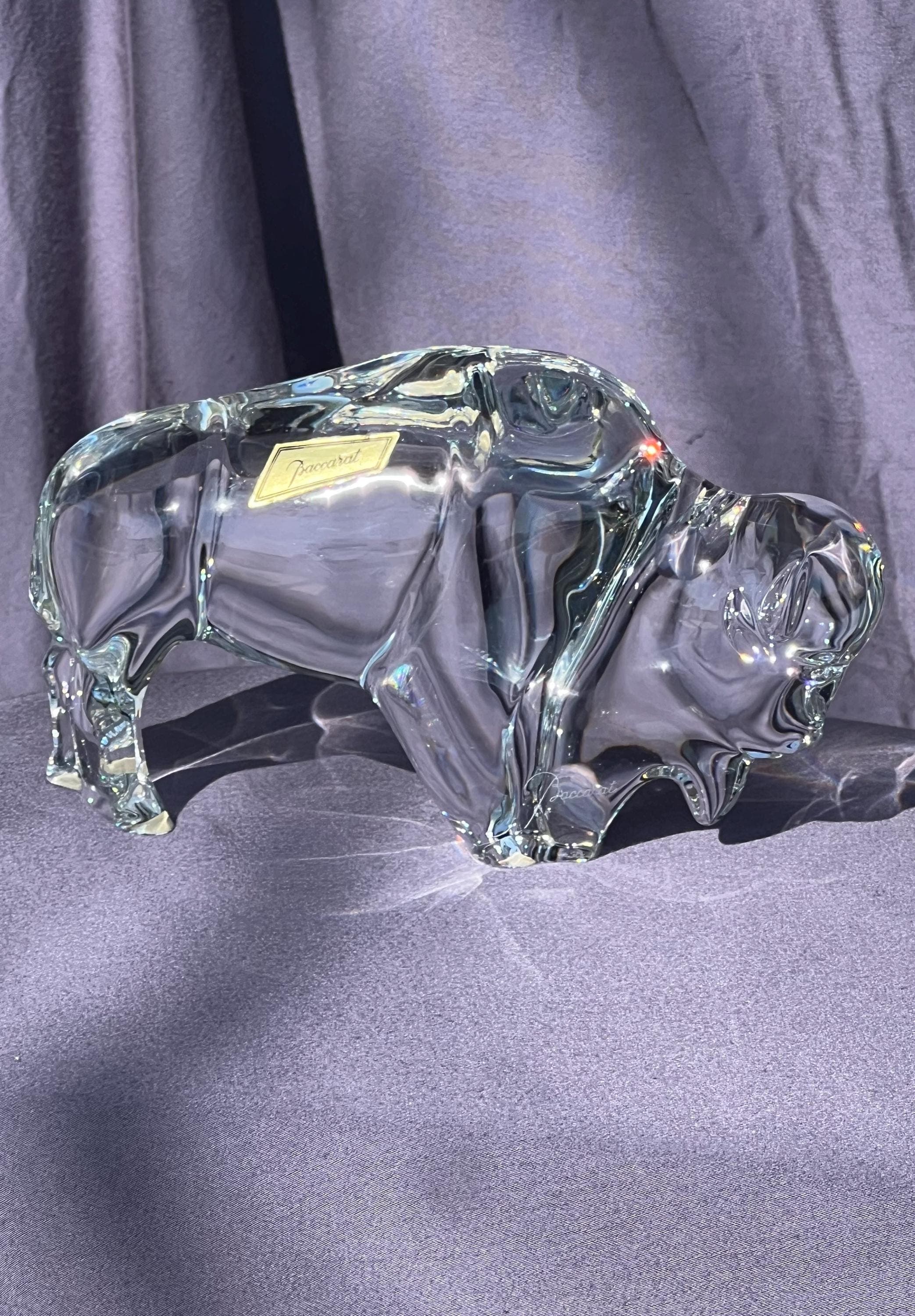 Baccarat Crystal Bison