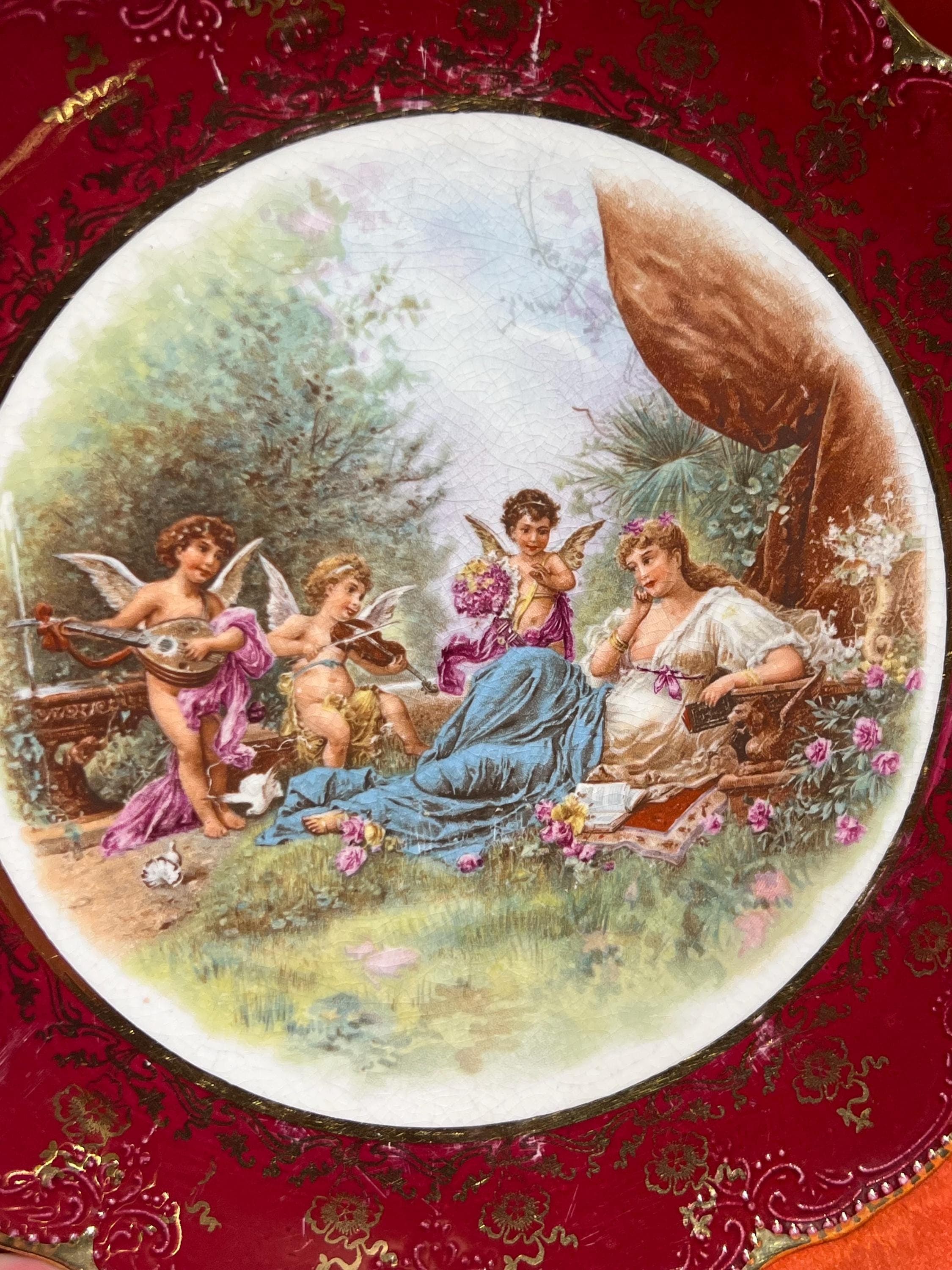 Antique Knowles Taylor & Knowles Souvenir Plate: Knights Templar Conclave - Thumbnail 3