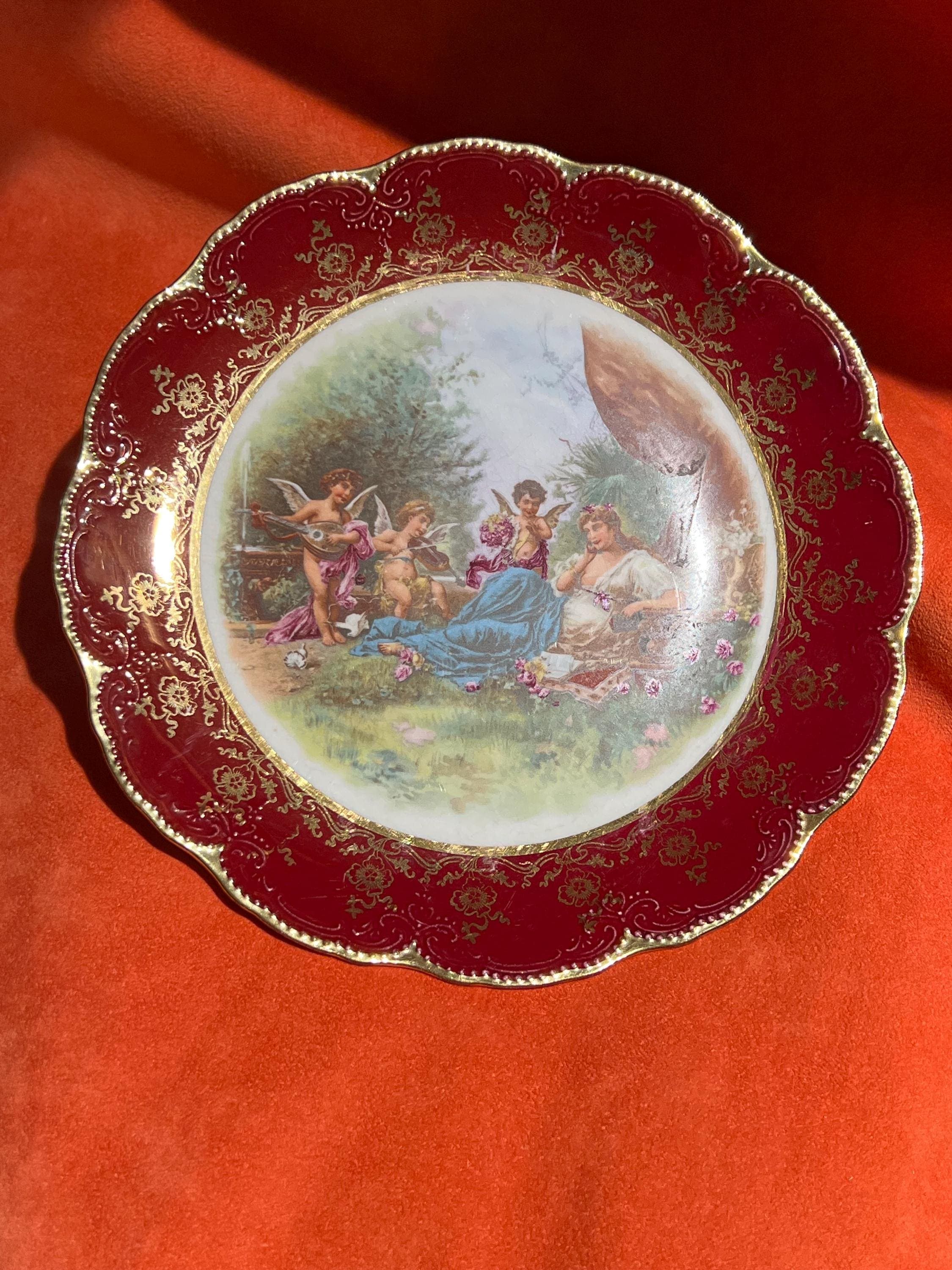 Antique Knowles Taylor & Knowles Souvenir Plate: Knights Templar Conclave - Thumbnail 2