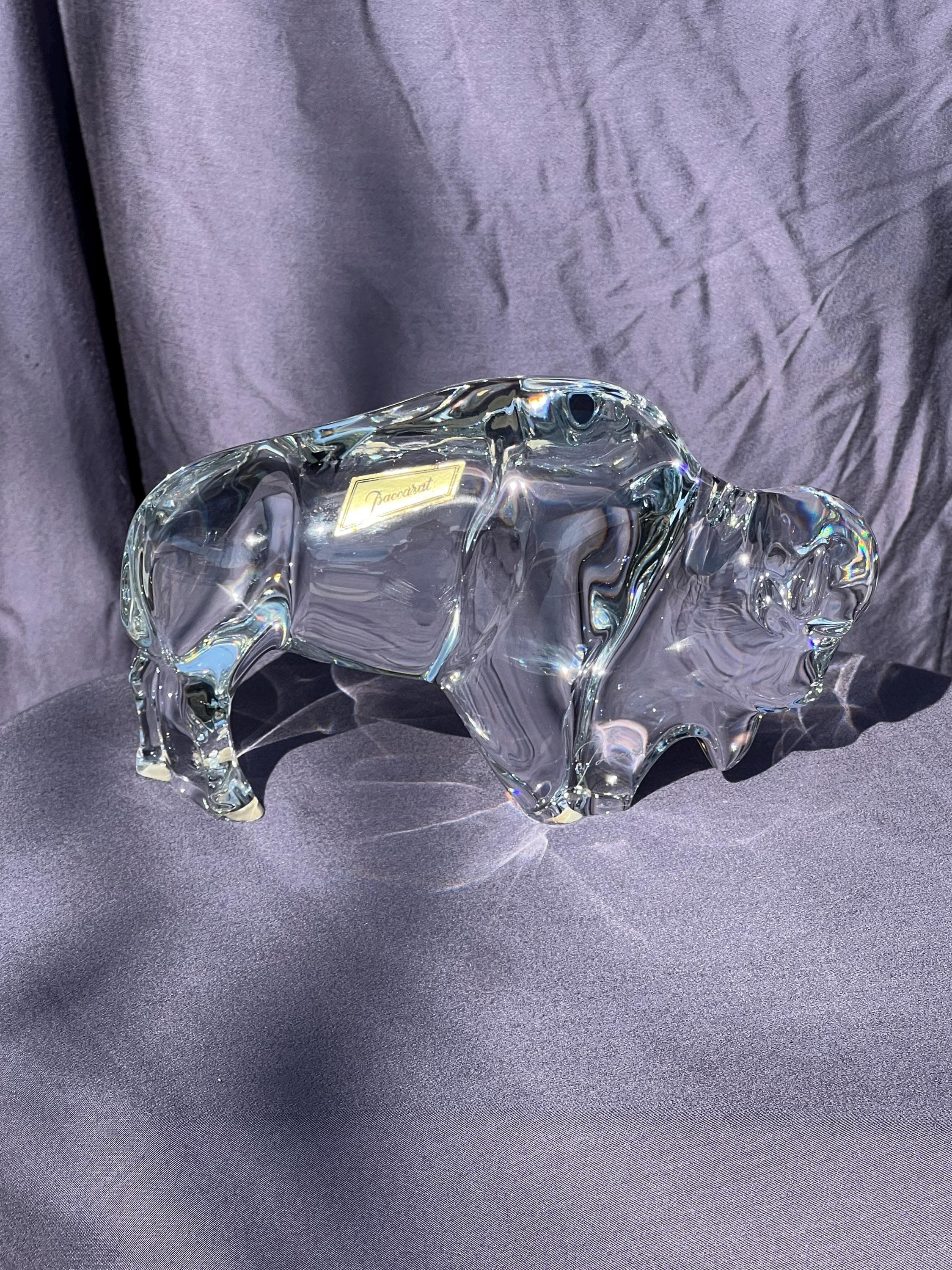 Baccarat Crystal Bison - Thumbnail 5