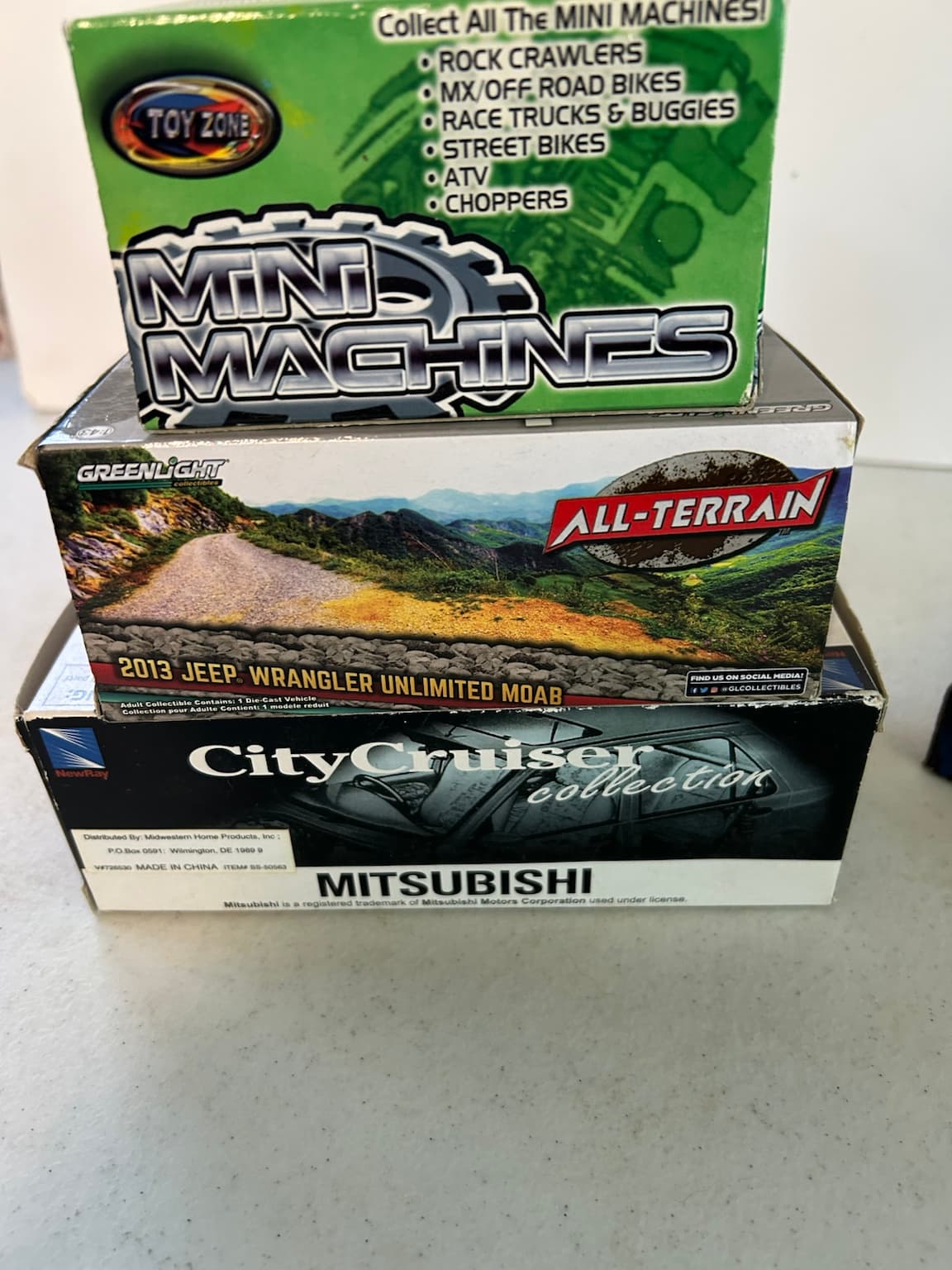 Mixed Toy Vehicle Lot Jeep Wrangler Mitsubishi Lancer Hulk Monster Truck ATV - Thumbnail 4