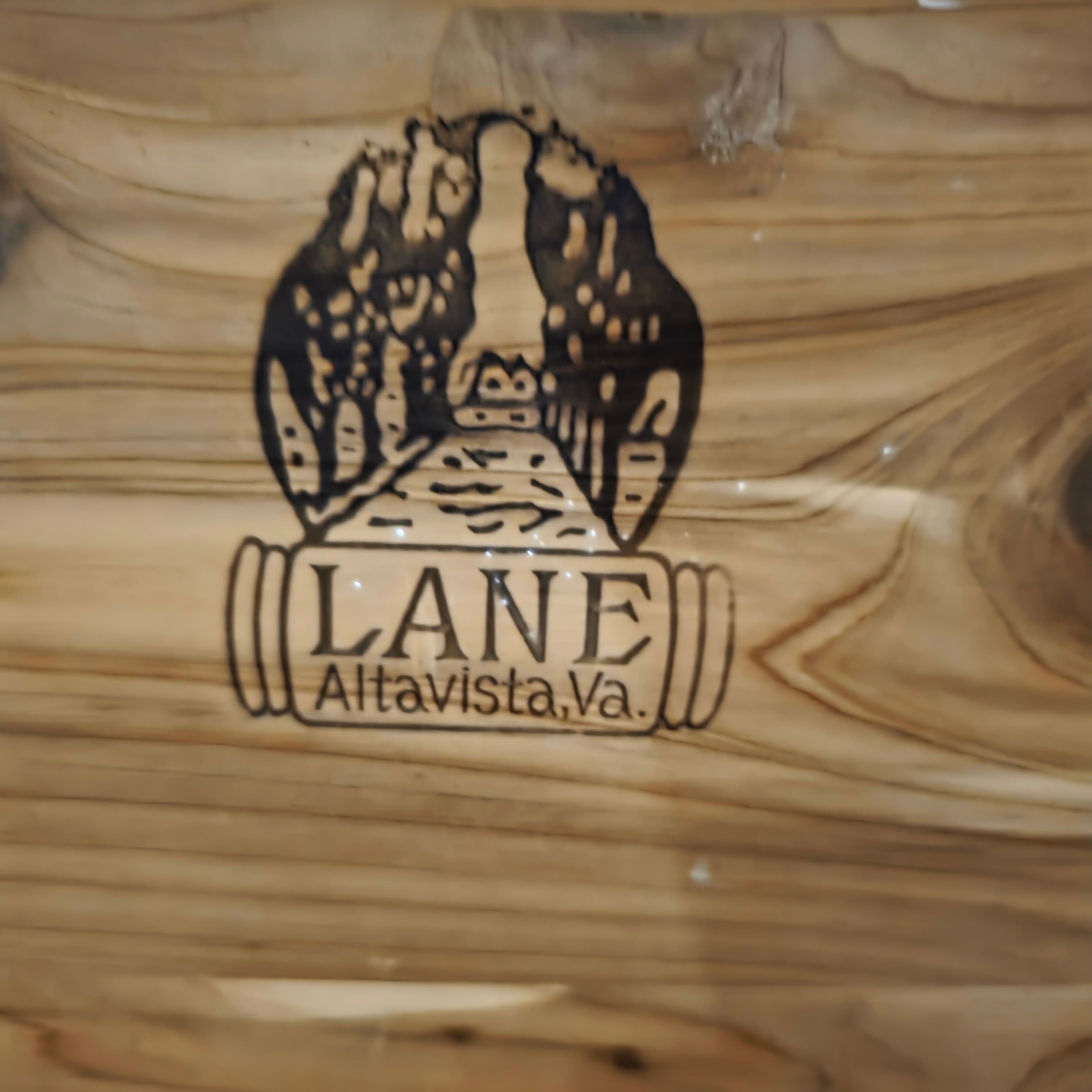 Lane Cedar Chest Vintage Storage Trunk Large with Tray covered in Green Felt - Thumbnail 5