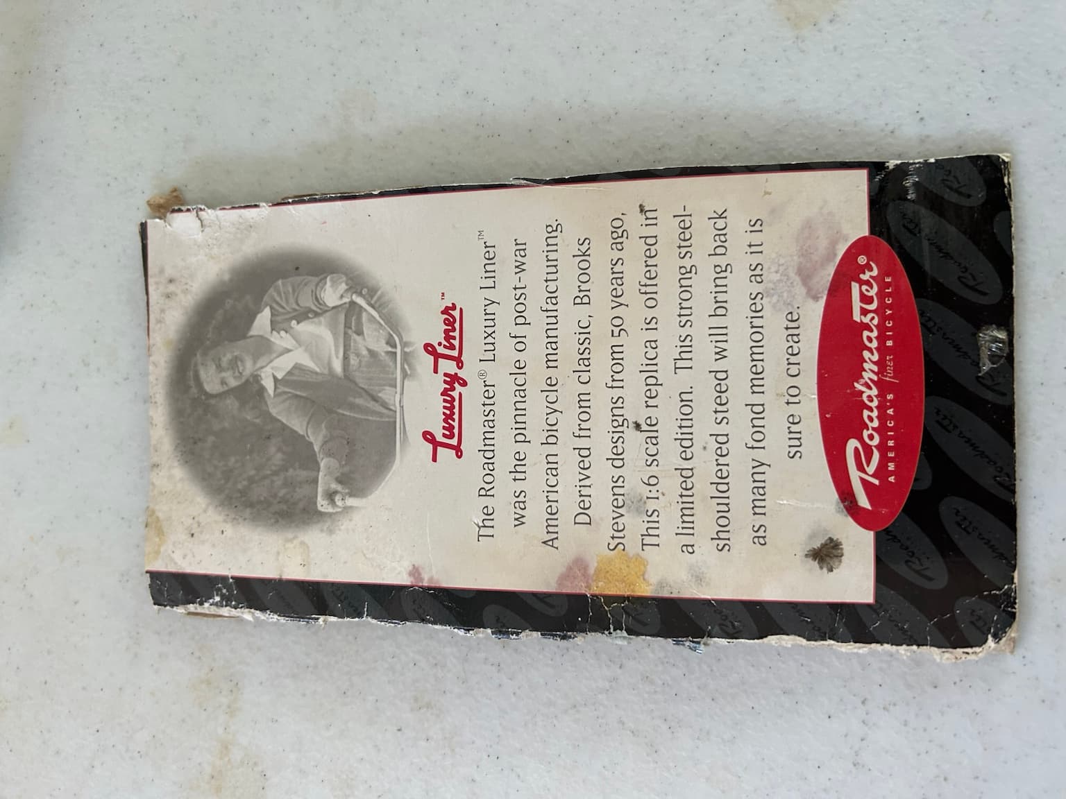 Roadmaster Luxury Liner Die Cast Bicycle Model - Thumbnail 3