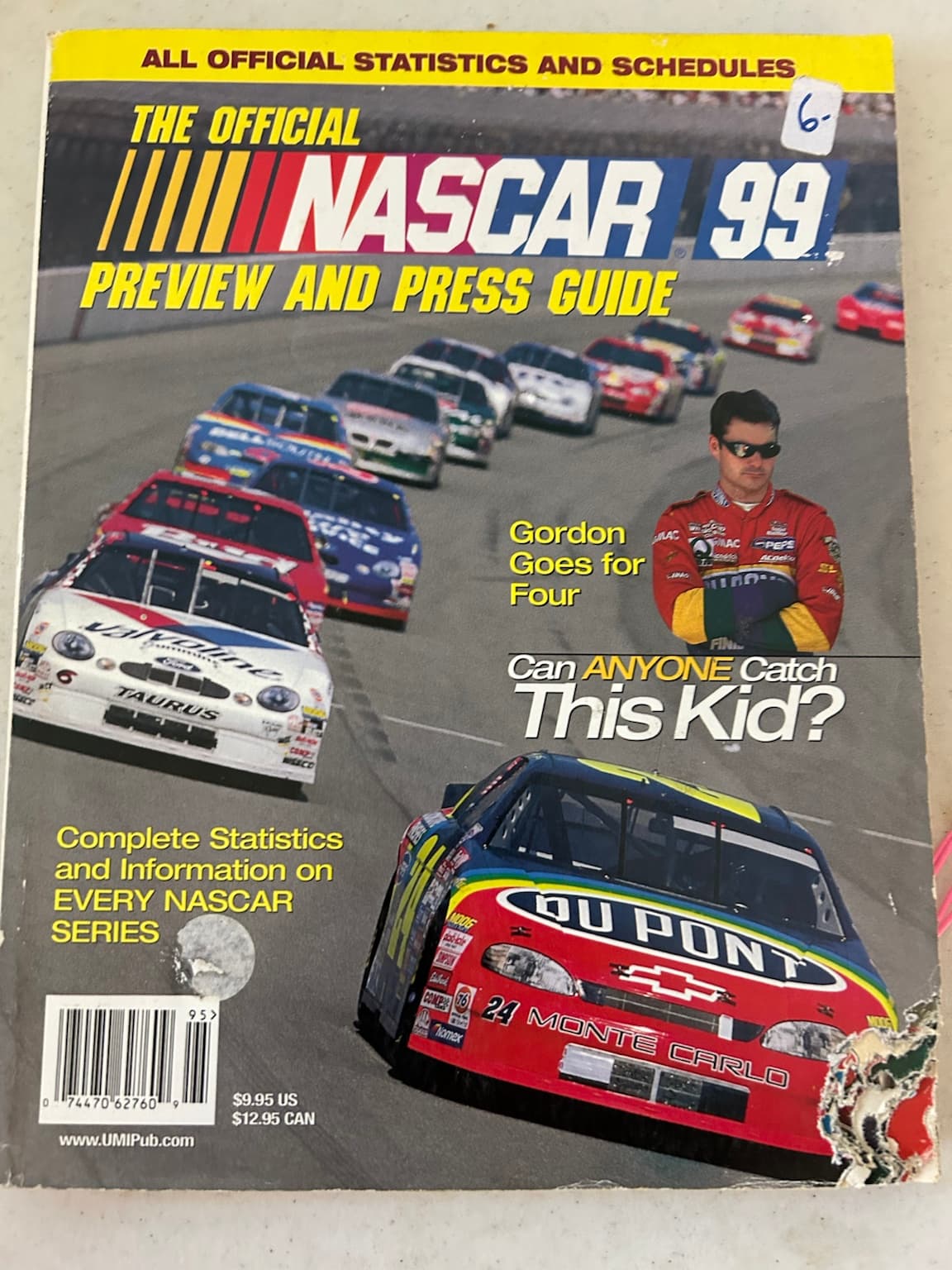 Vintage NASCAR Racing Magazine Program Guide Lot Winston Cup Indy Tony Stewart Pepsi 400 - Thumbnail 2