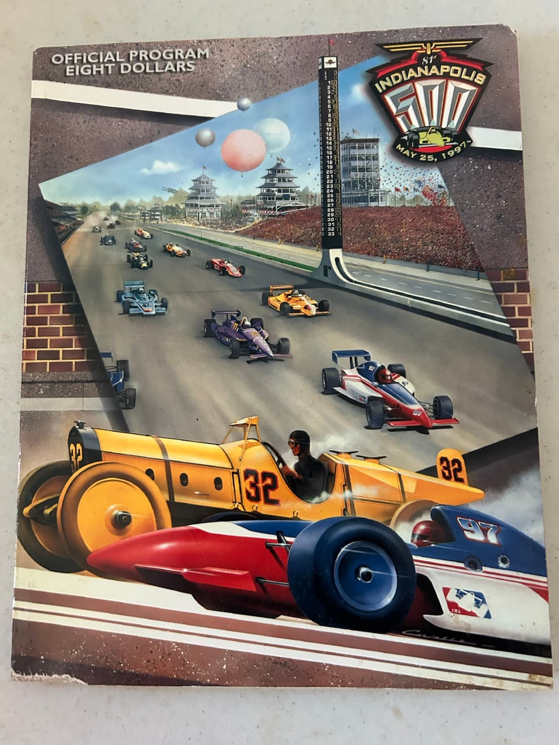 Vintage NASCAR Racing Magazine Program Guide Lot Winston Cup Indy Tony Stewart Pepsi 400 - Thumbnail 3