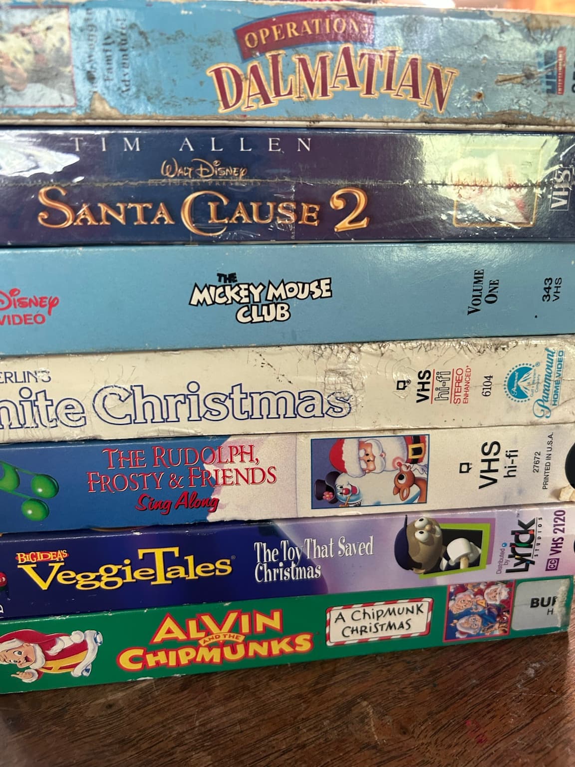 Holiday VHS lot includes 7 tapes: - Image 1