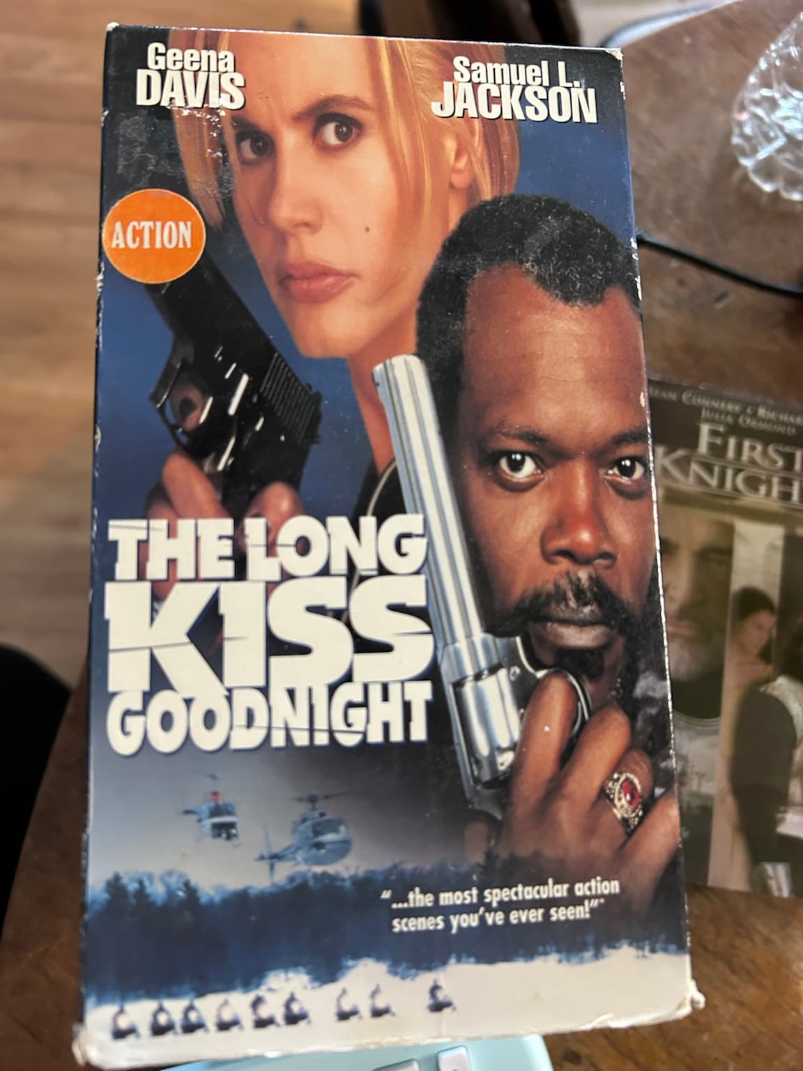 VHS Movie Lot 7 Tapes First Knight Zorro Meet Joe Black Long Kiss Goodnight - Thumbnail 3