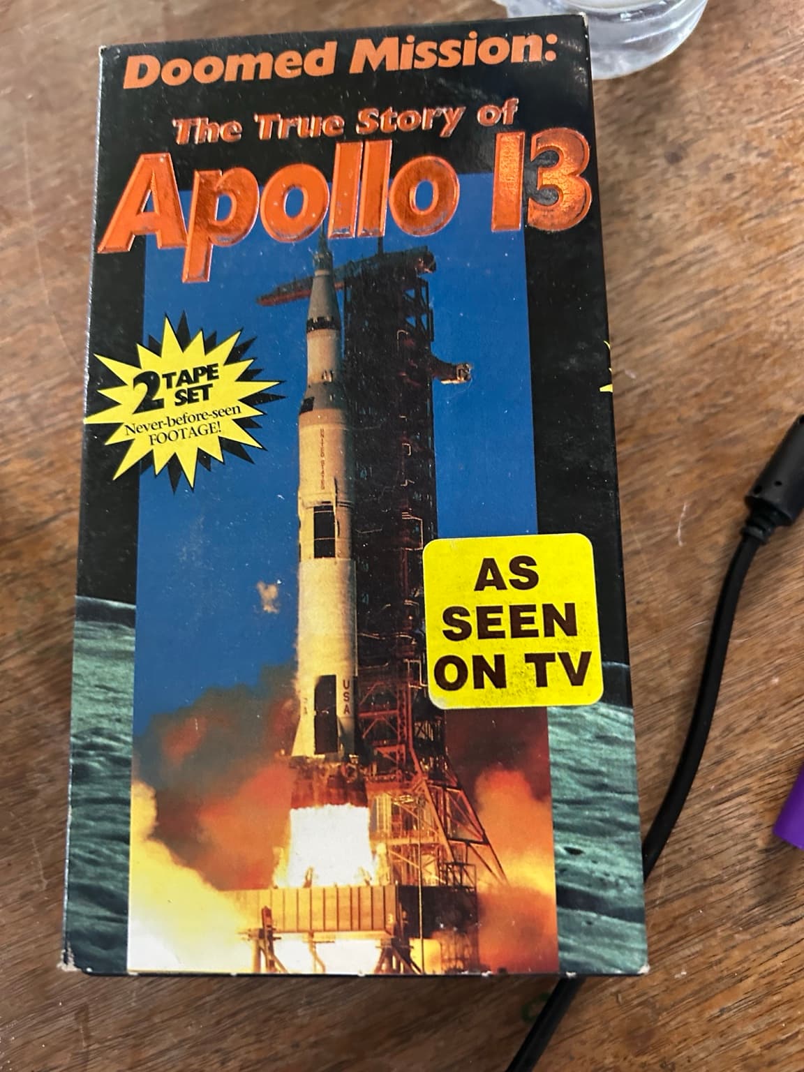 Vintage VHS documentary set: Doomed Mission: The True Story of Apollo 13. - Image 1