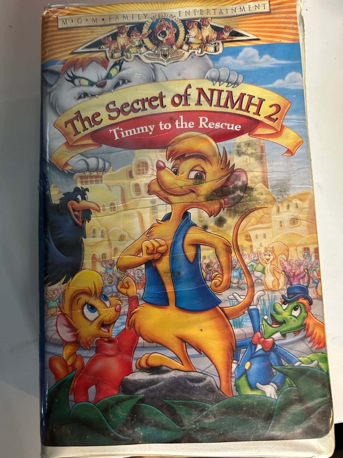 Kids Animated VHS Lot Scooby Doo Secret of NIMH Prince of Egypt Flintstones - Thumbnail 2