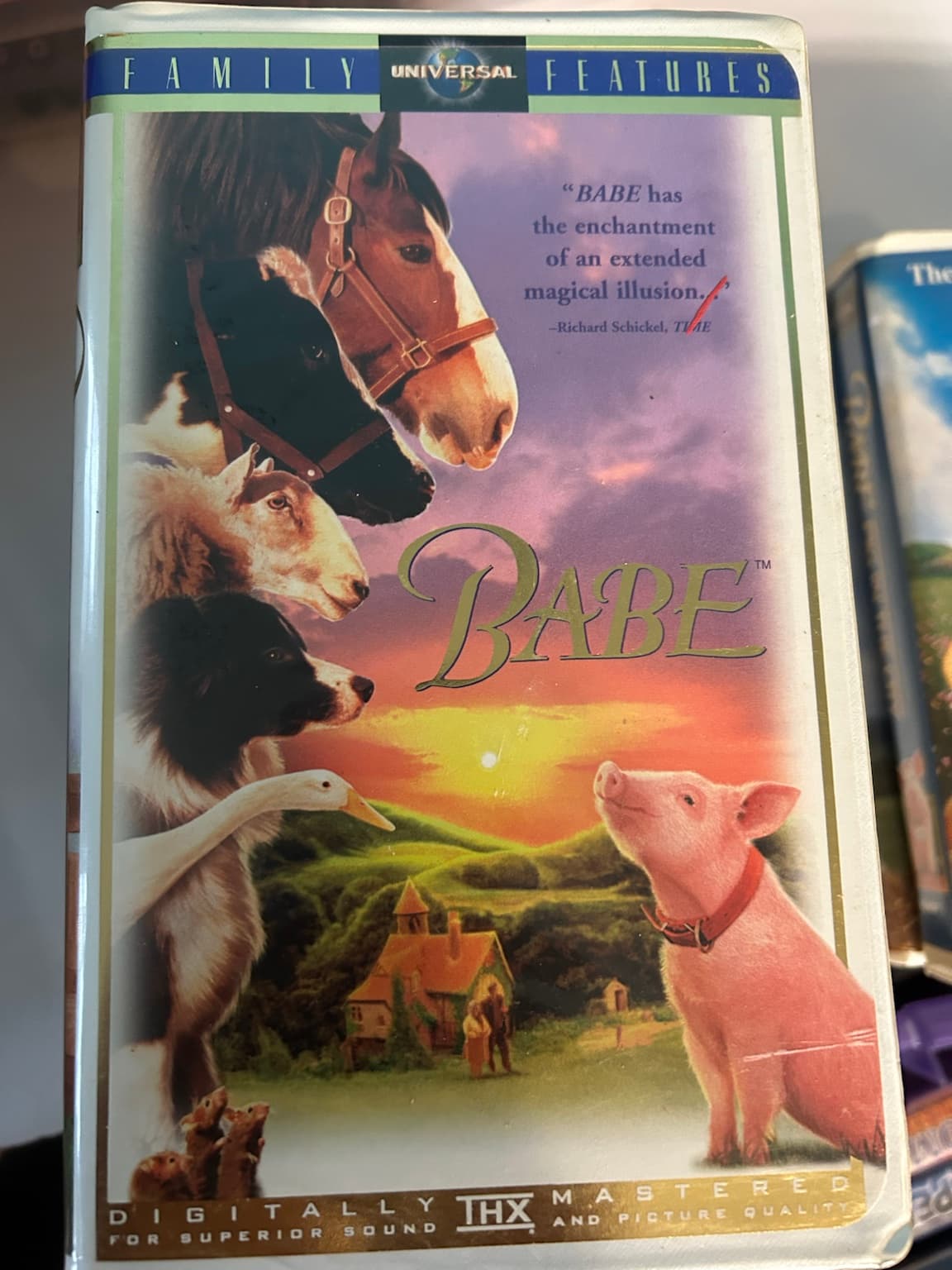 Family VHS Lot 10 Tapes Babe Free Willy Cats & Dogs Kids Movies - Thumbnail 4