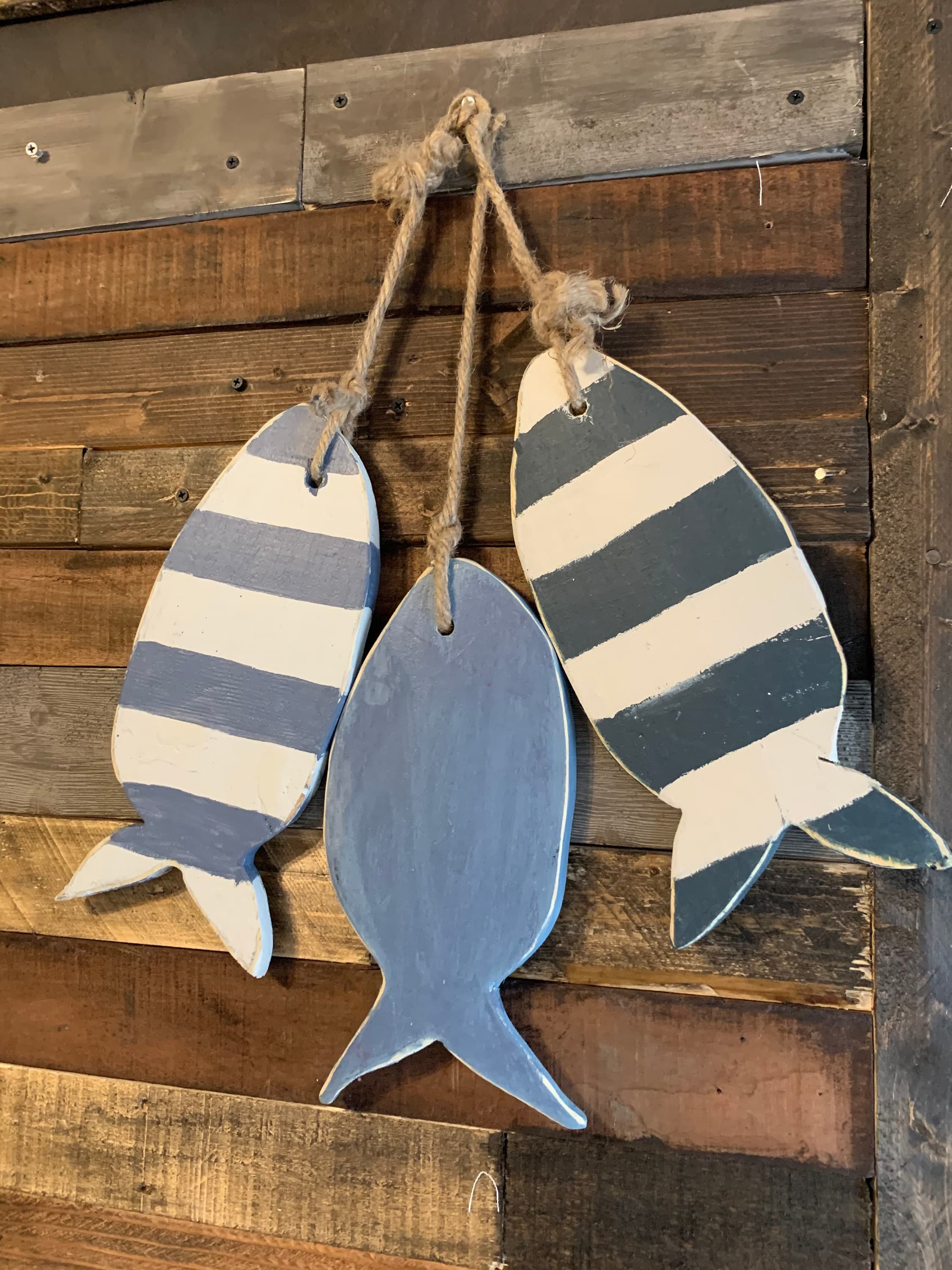 Hanging wooden fish