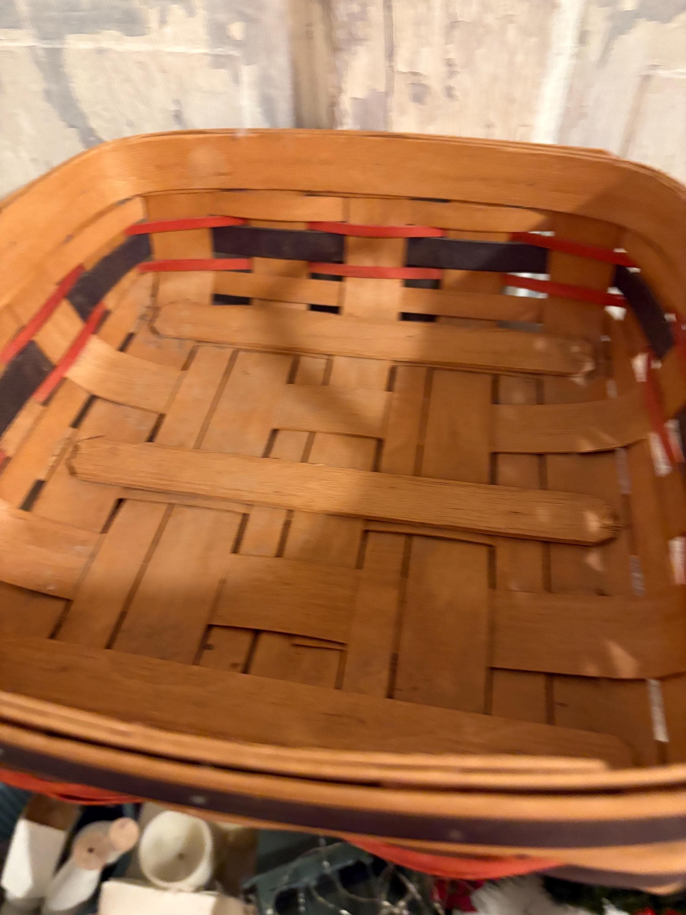 Henn 11.5” x 3.5” square basket - Thumbnail 3