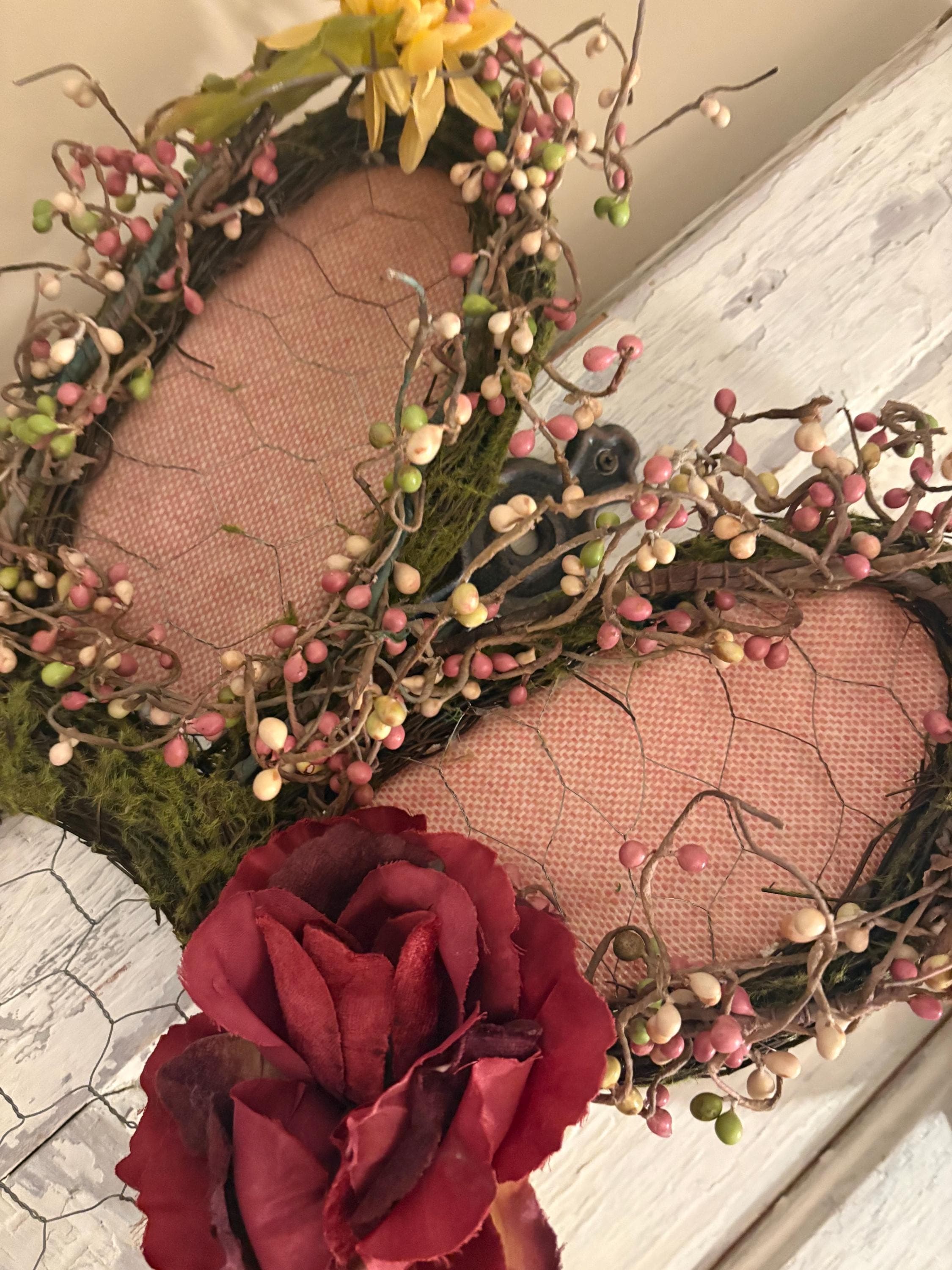 Easter bunny head wreath - Thumbnail 3