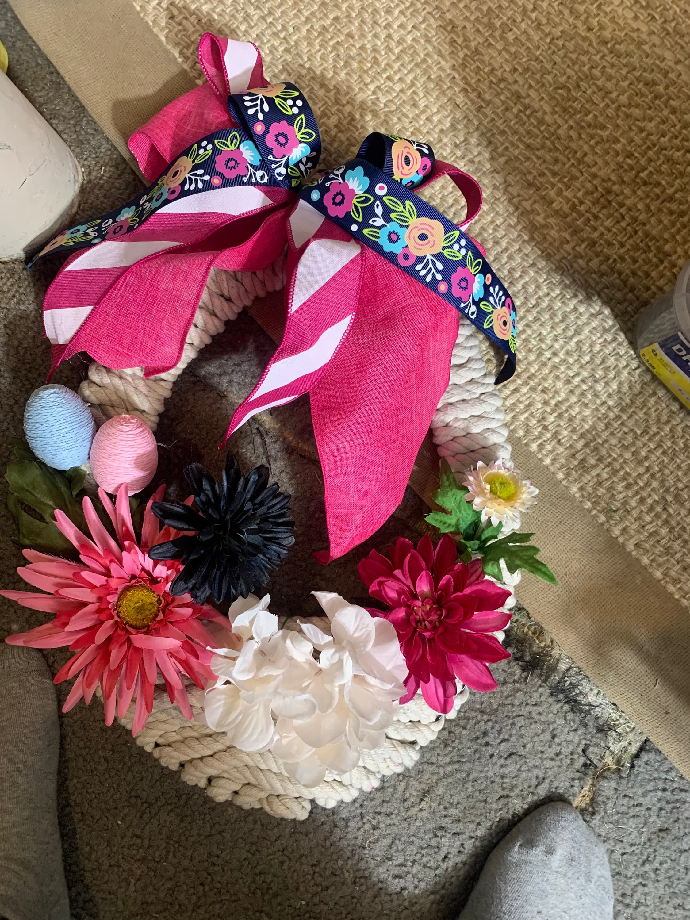 Easter Basket wreath