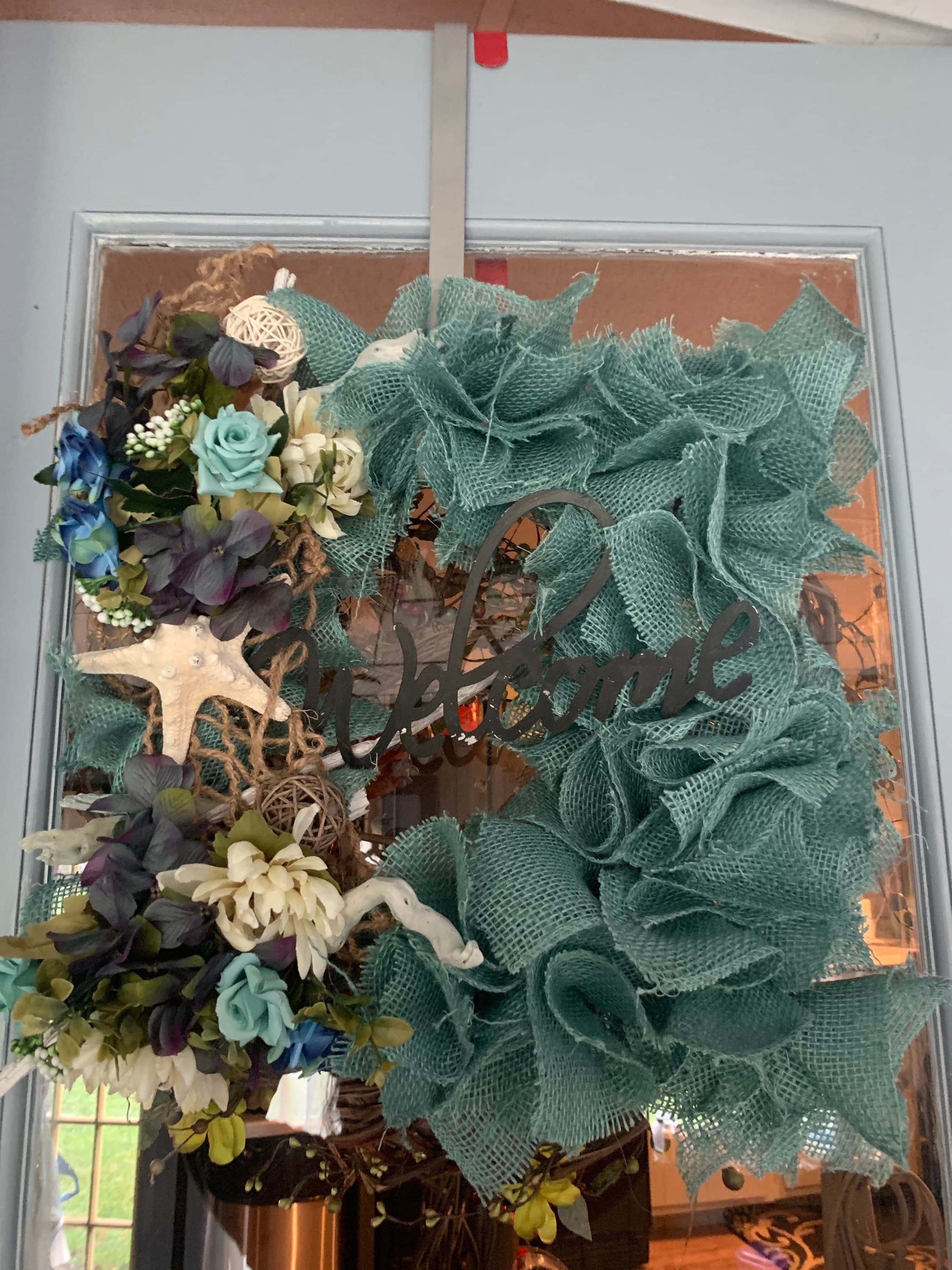 Beach themed wreath