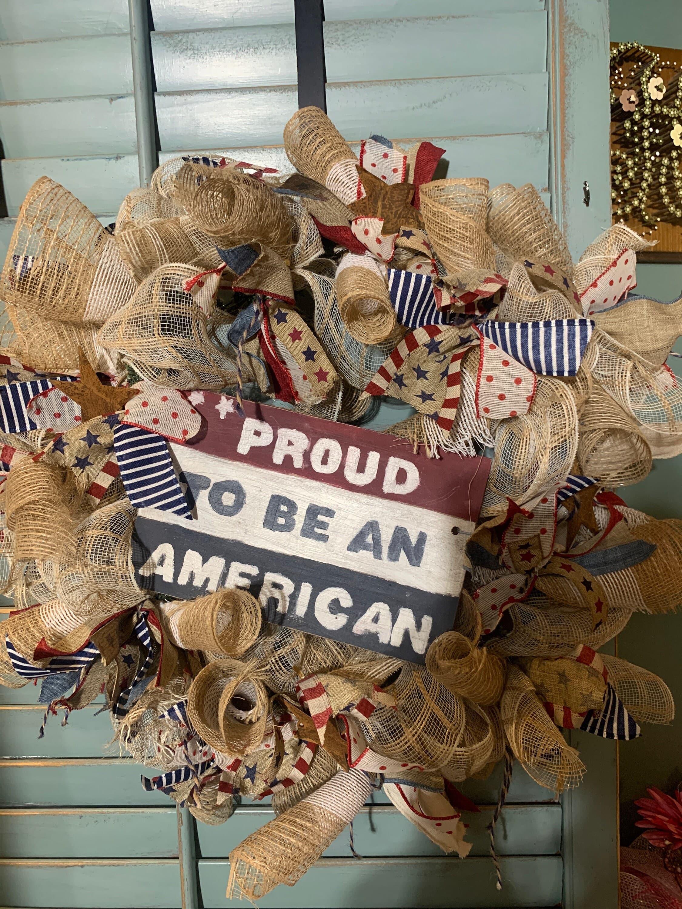 Large 4th of July wreath