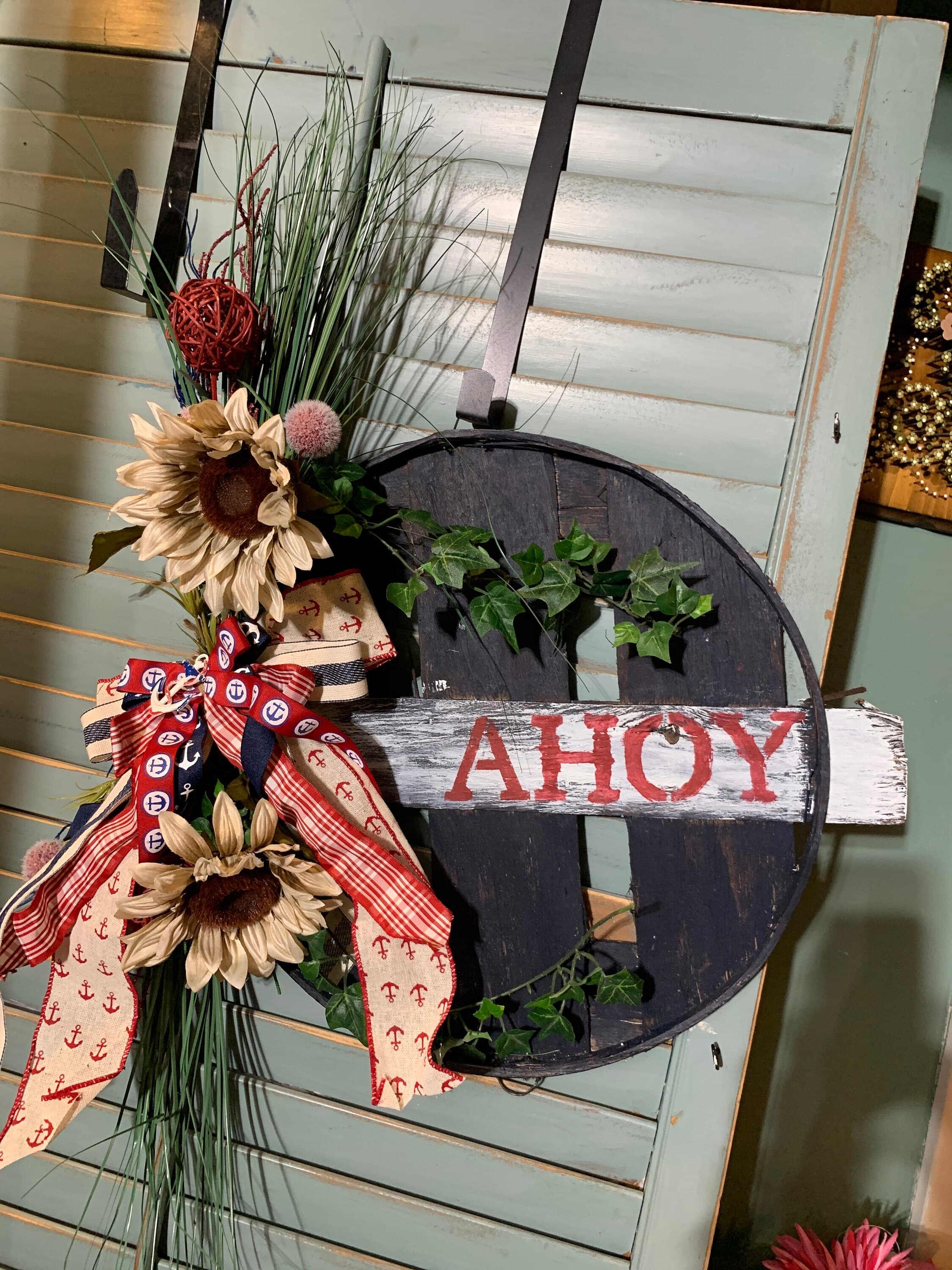 Anchor themed wreath