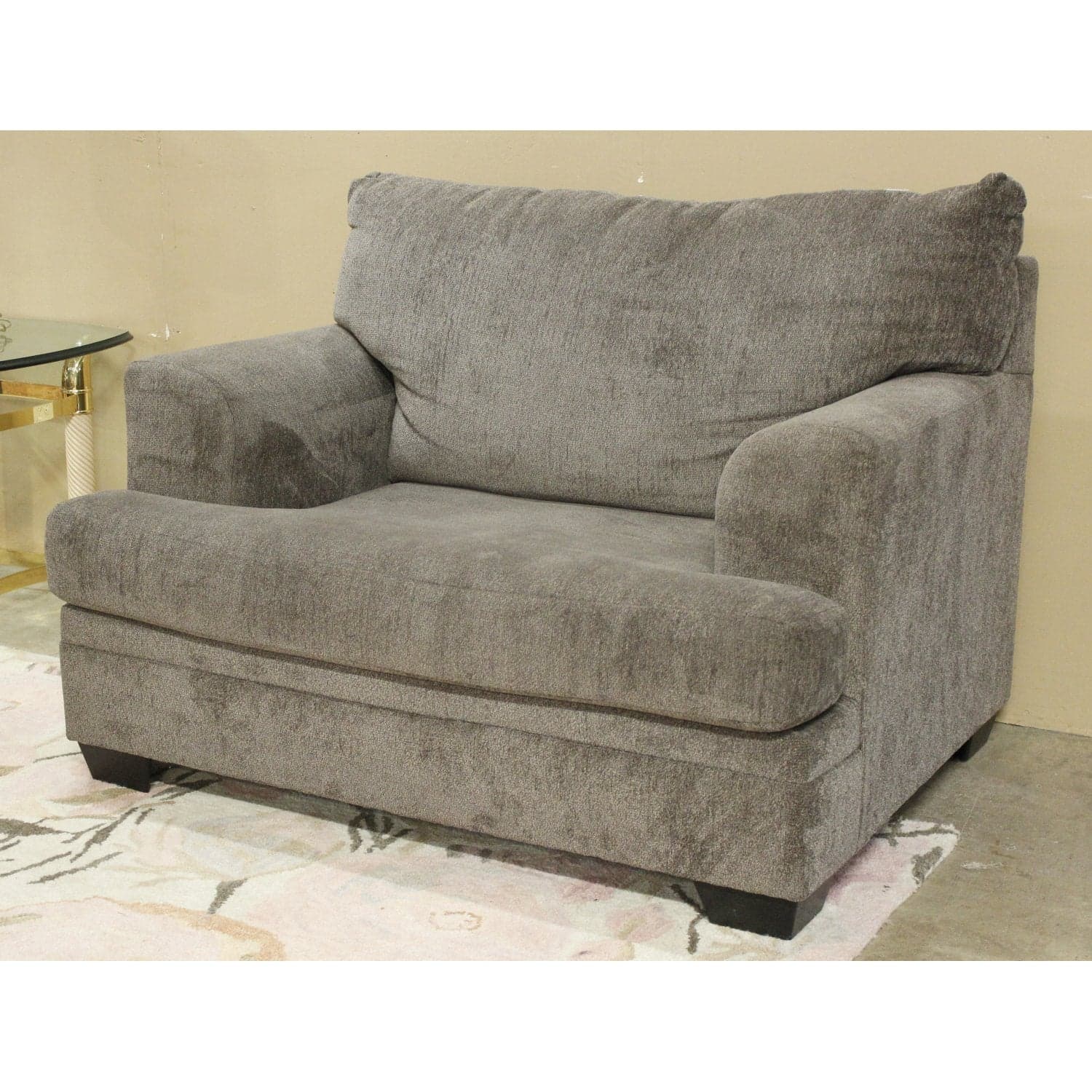 Ashley Gray Oversize Club Chair - Gray - Thumbnail 2