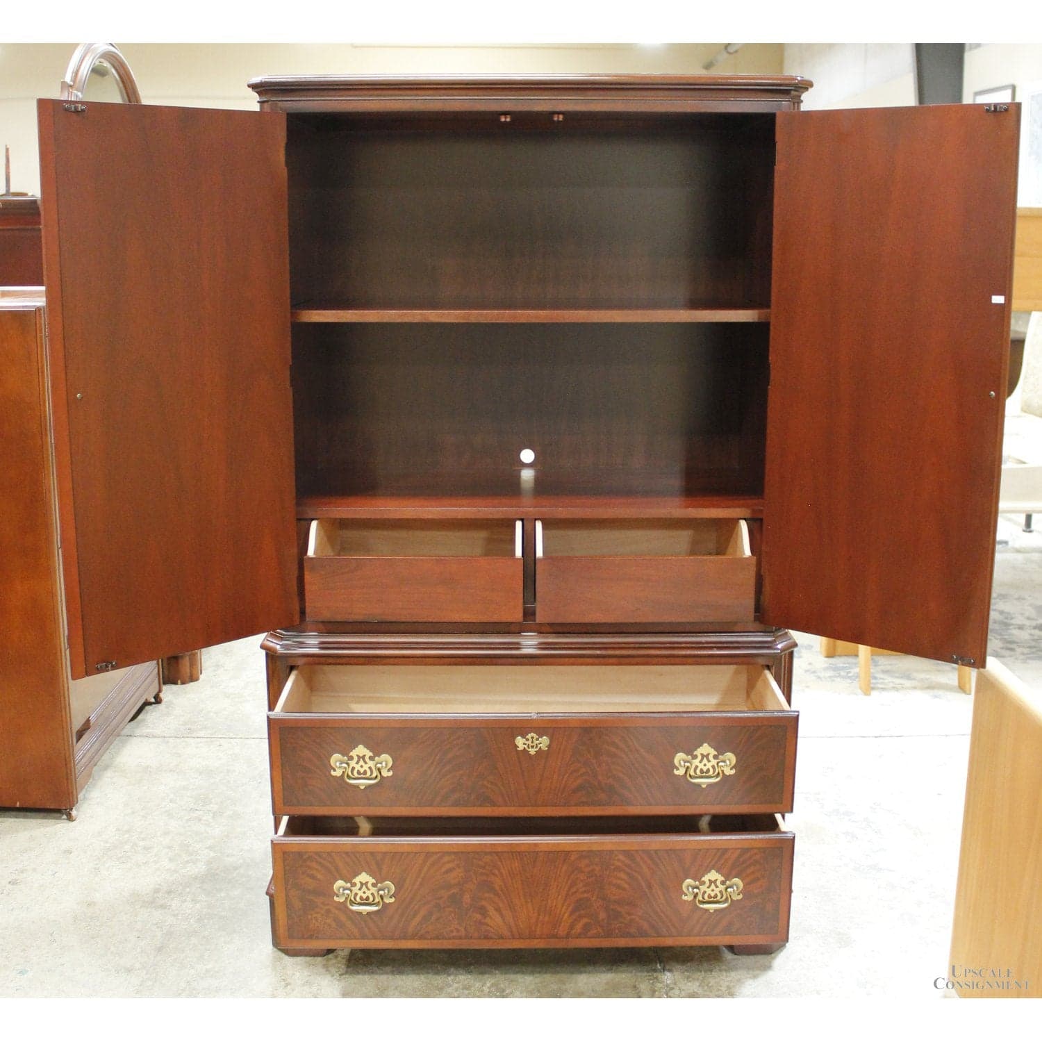 Drexel Heritage Multi-Purpose Armoire - Mahogany - Thumbnail 2