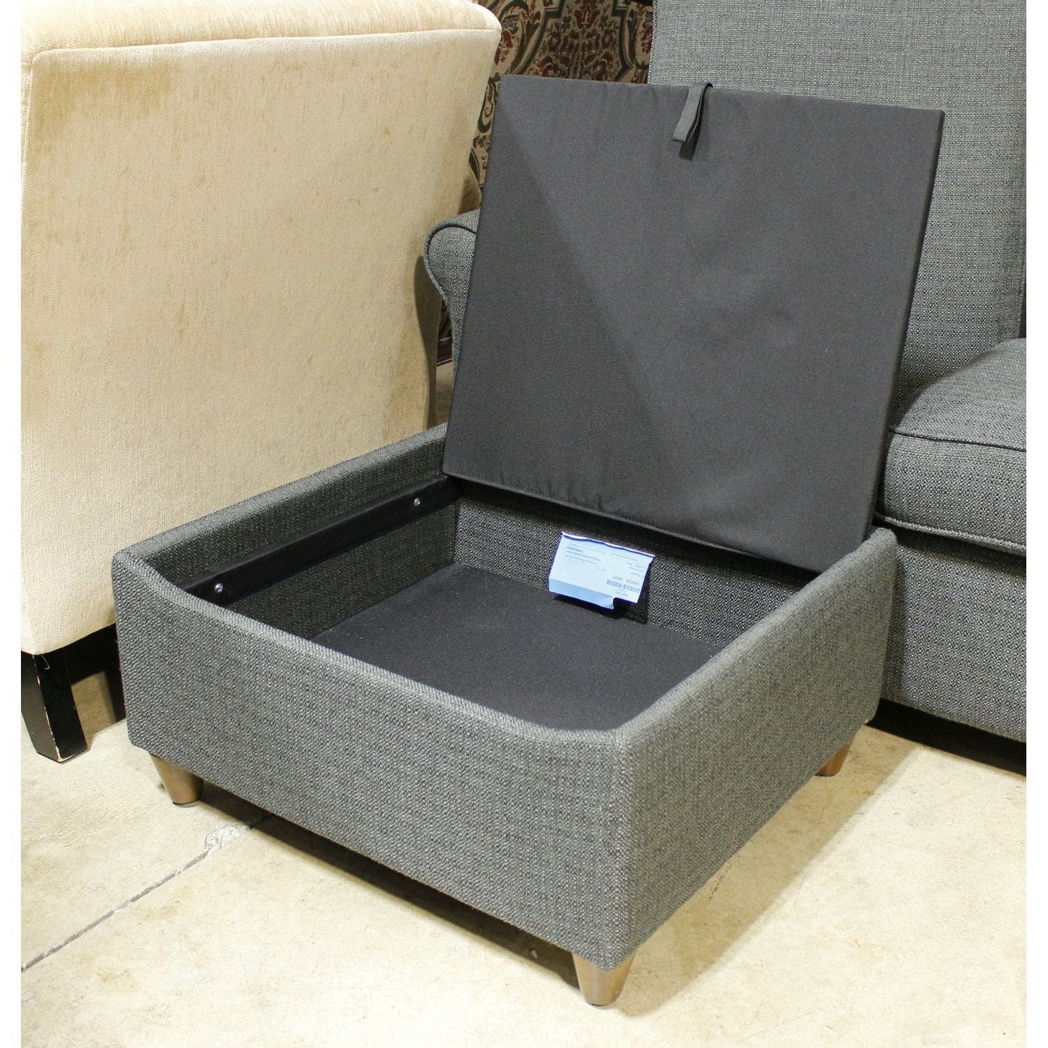 Jonathan Louis Gray Sectional Sofa w/Reversible Chaise - Gray - Thumbnail 4