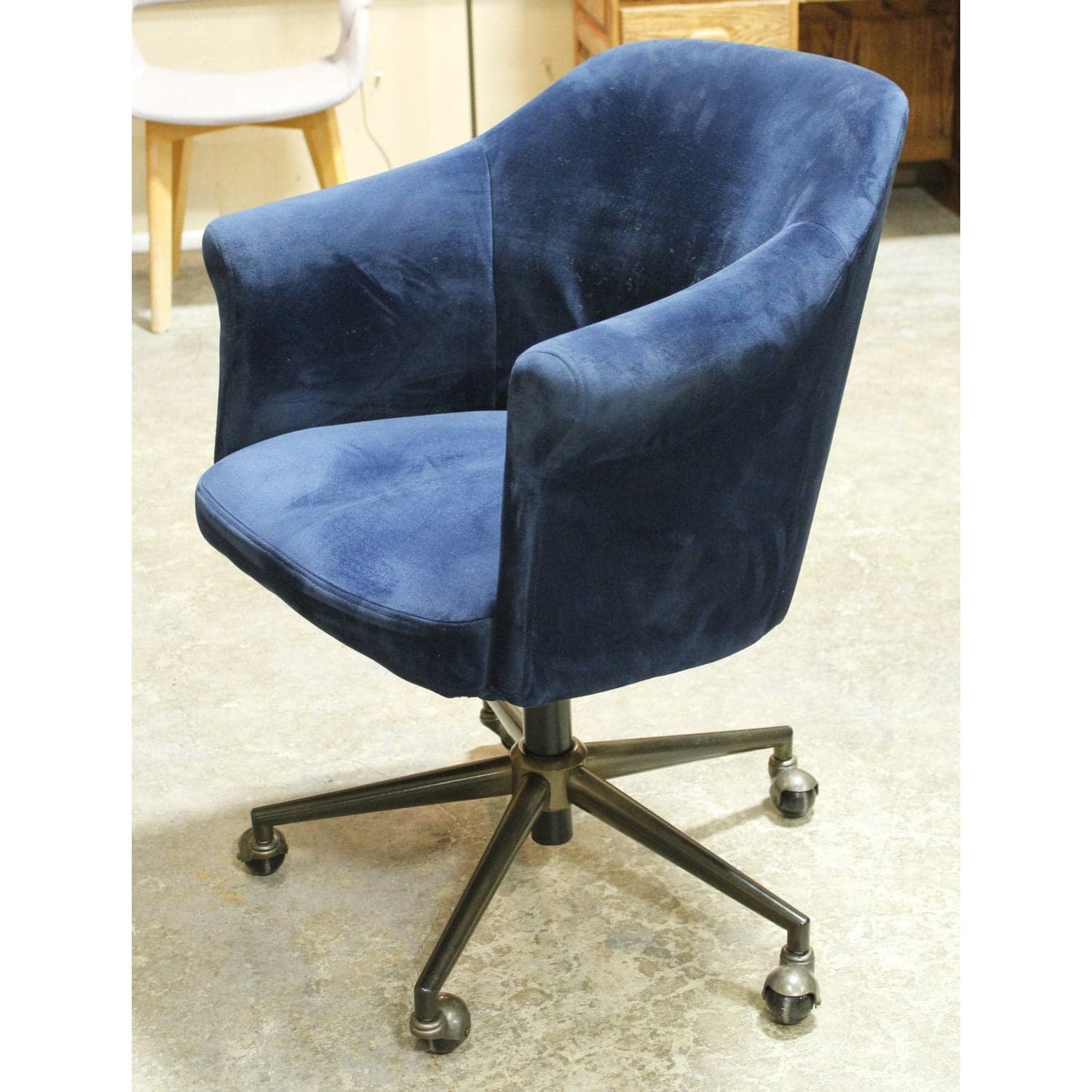 World Market Blue Office Chair - Navy - Thumbnail 3