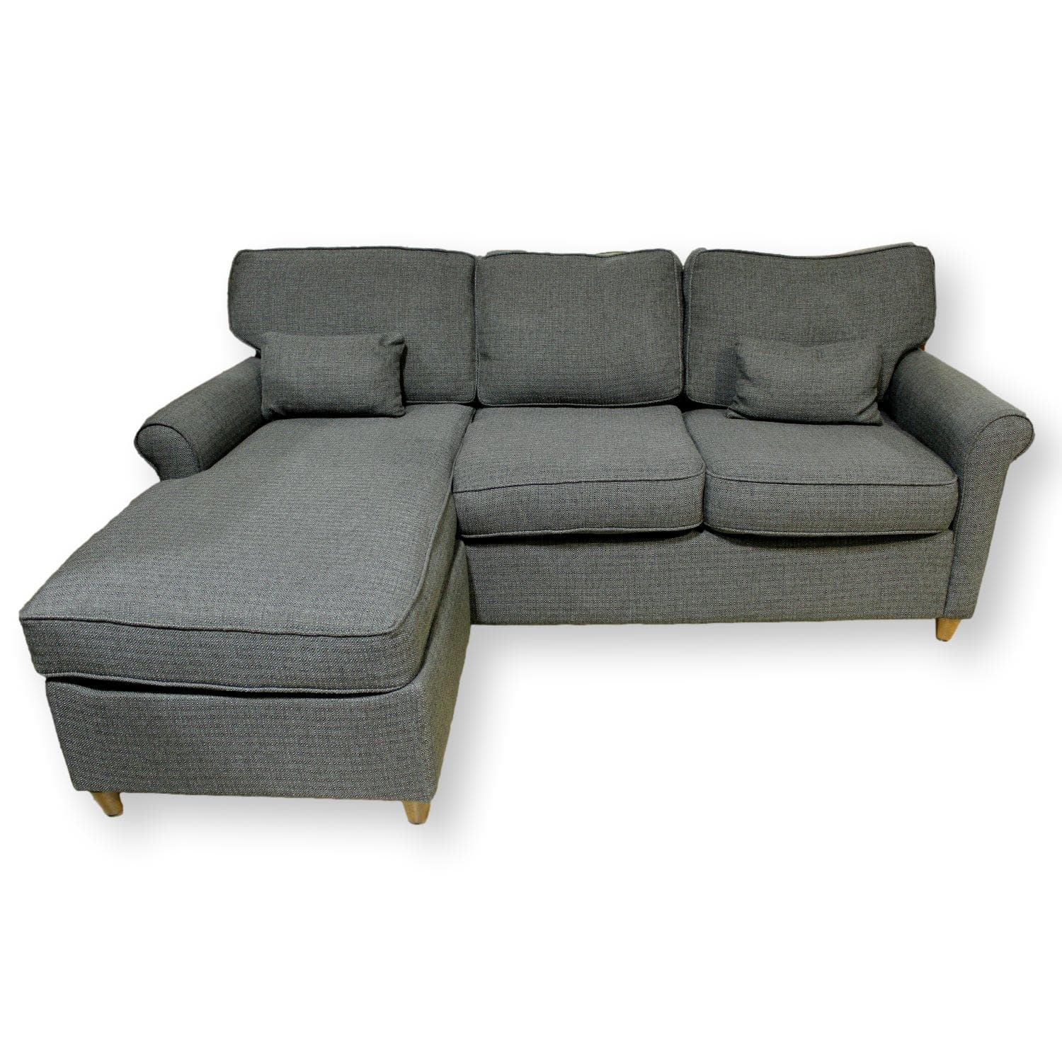 Jonathan Louis Gray Sectional Sofa w/Reversible Chaise - Gray - Image 1