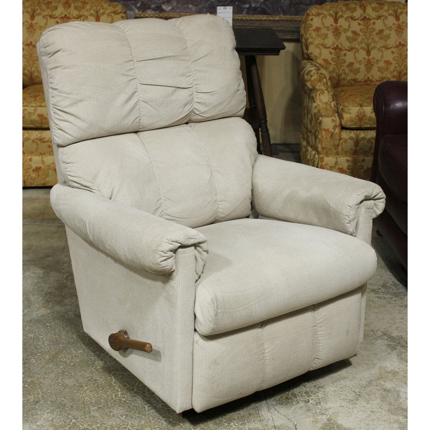 La-Z-Boy Beige Swivel Rocking Recliner - Beige - Thumbnail 3