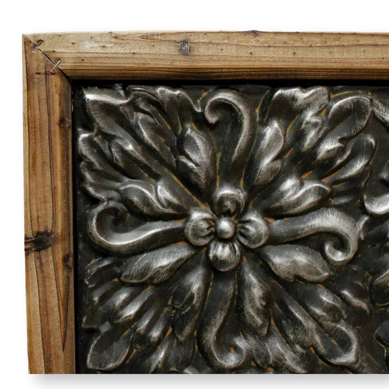 Metal & Rustic Wood Wall Art - Thumbnail 2